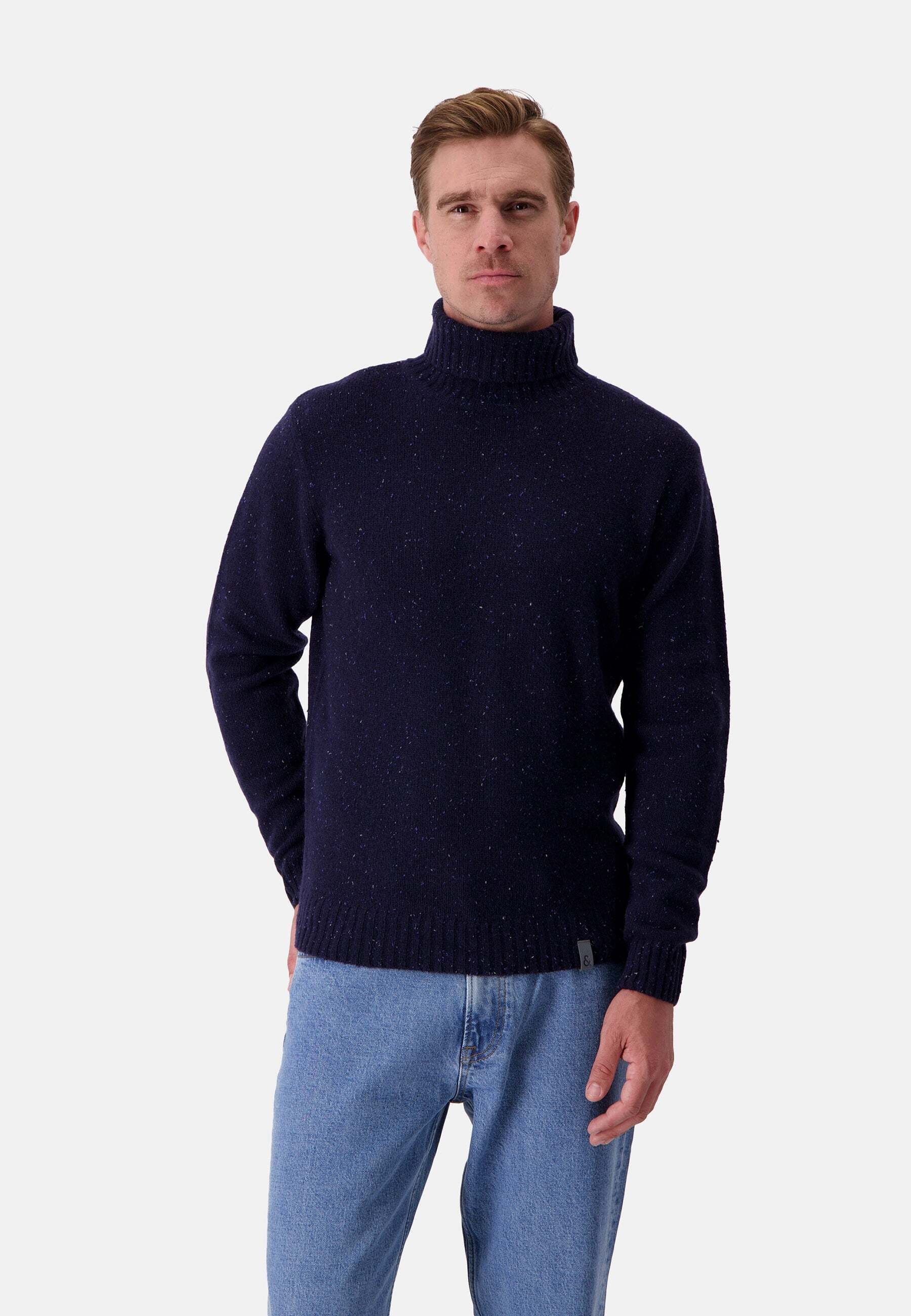 colours & sons Strickpullover »colours & sons Pullover Turtleneck Donegal«