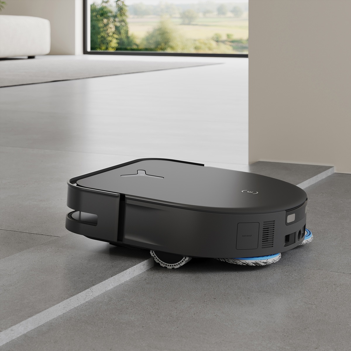 ECOVACS Saugroboter »Ecovacs Saugroboter X5 omni, Deebot, schwarz«
