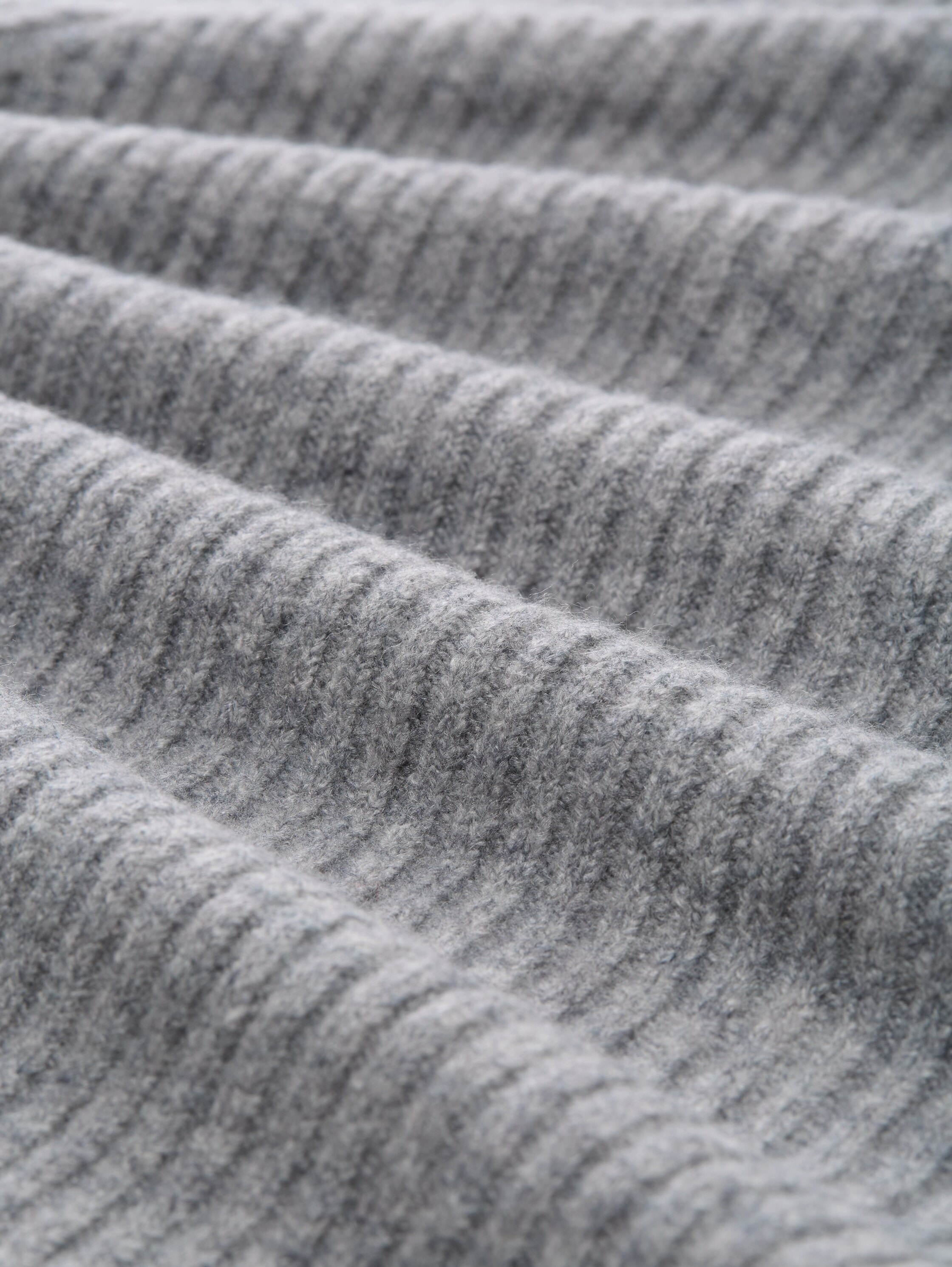 TOM TAILOR Denim Strickpullover, mit Stehkragen