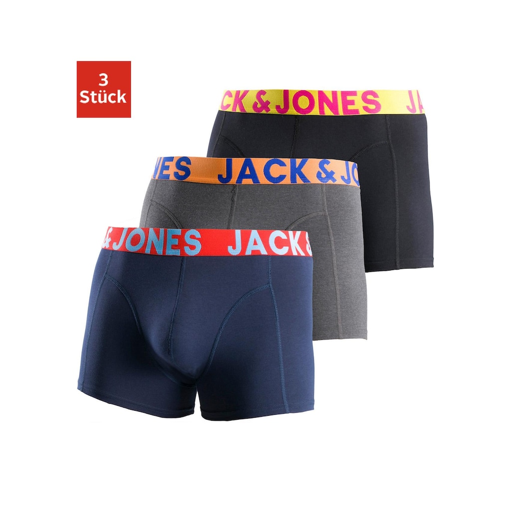 Jack & Jones Boxer »JACCRAZY SOLID«, (Packung, 3 St.)