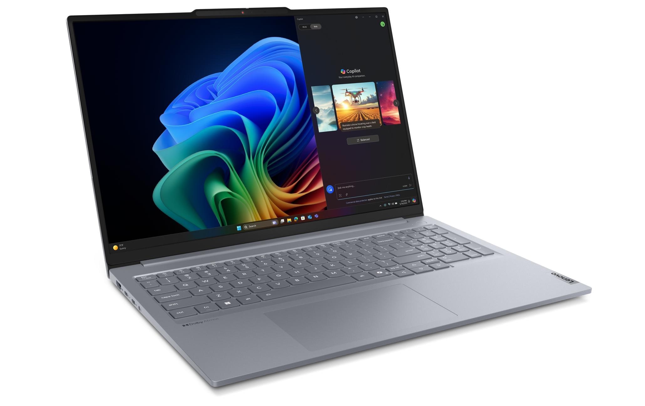 Lenovo Notebook »16 Gen. 7 QOY«, 40,48 cm, / 16 Zoll, Qualcomm, Snapdragon X Plus, Adreno