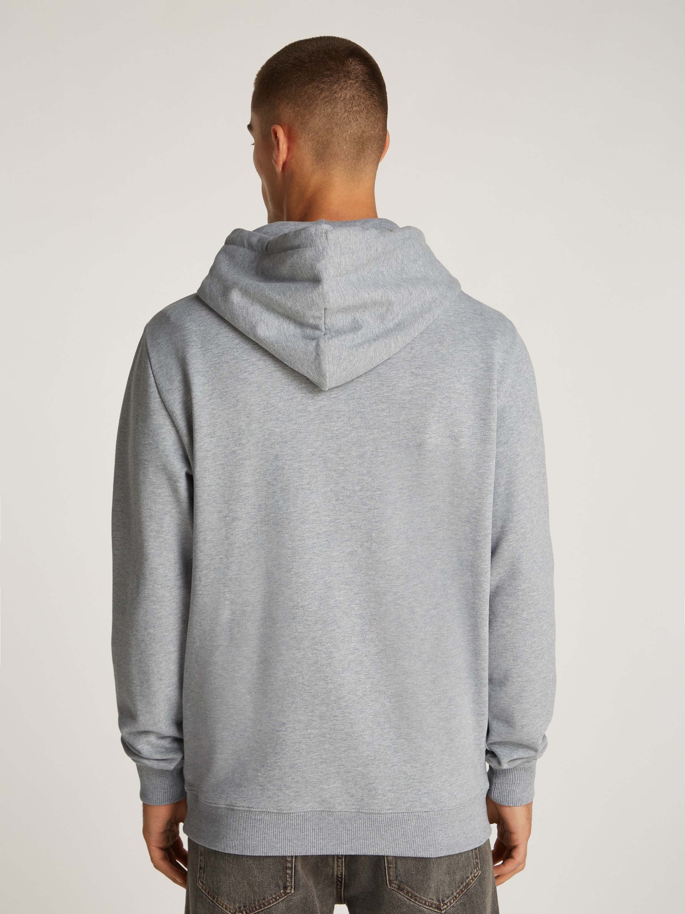 Tommy Jeans Plus Hoodie »TJM REG ENTRY GRAPHIC HOODIE EXT«, in Grossen Grössen, Logodruck, Kängurutasche