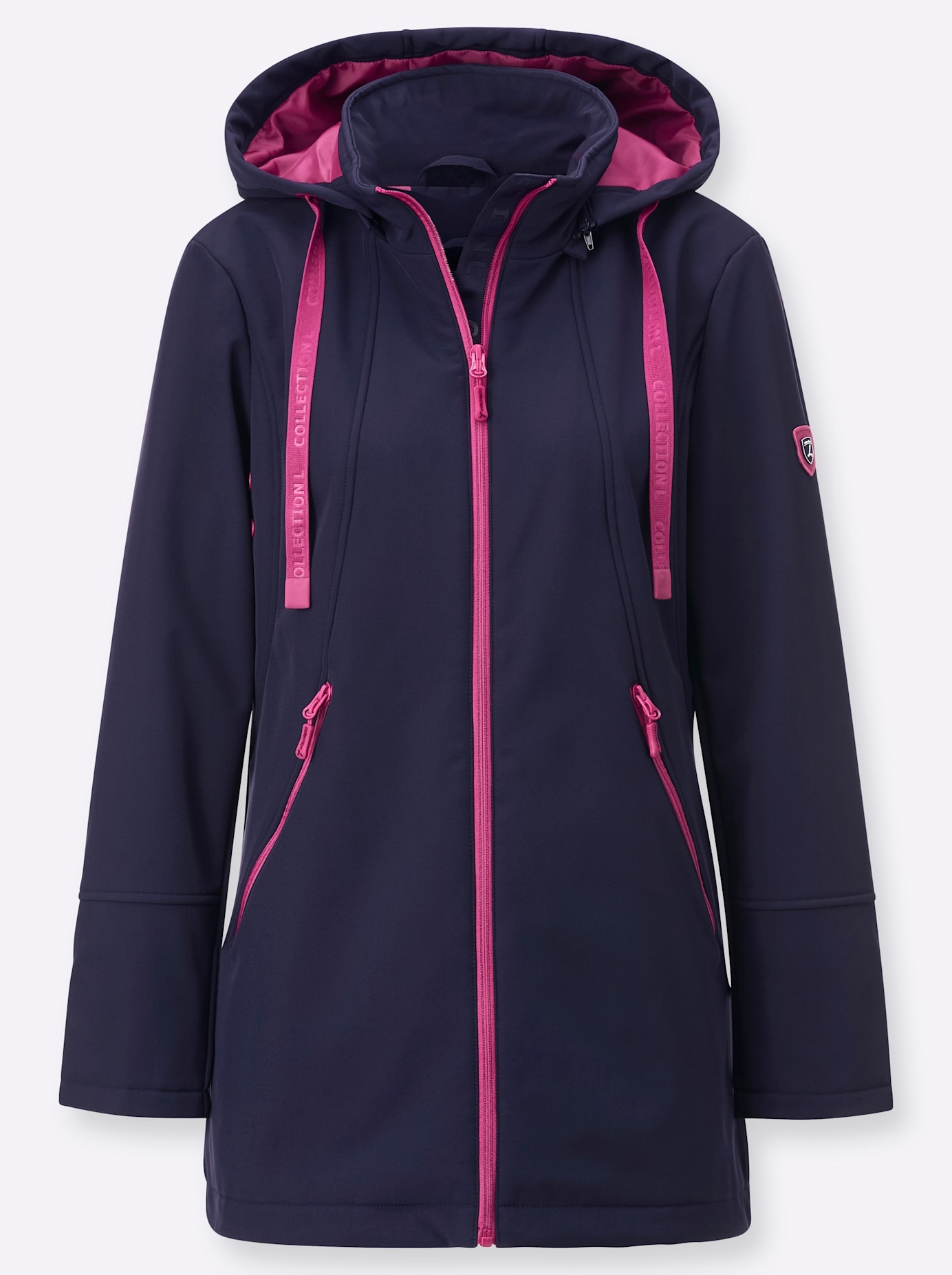 Casual Looks Softshelljacke, mit Kapuze