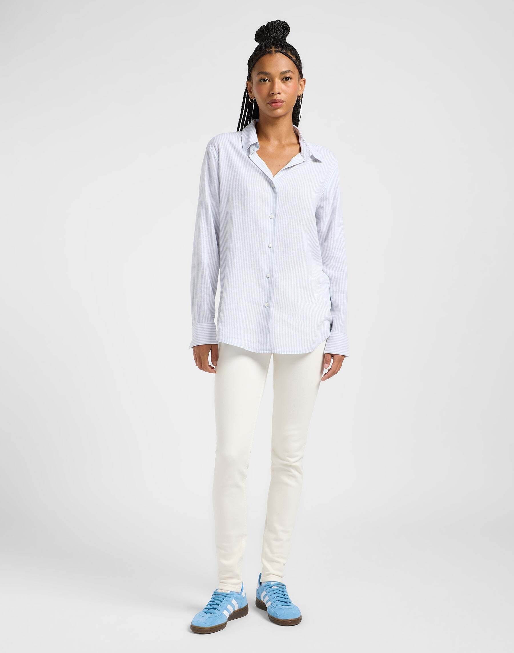 Lee® Langarmbluse »LEE Leinenhemd Pocketless Shirt«