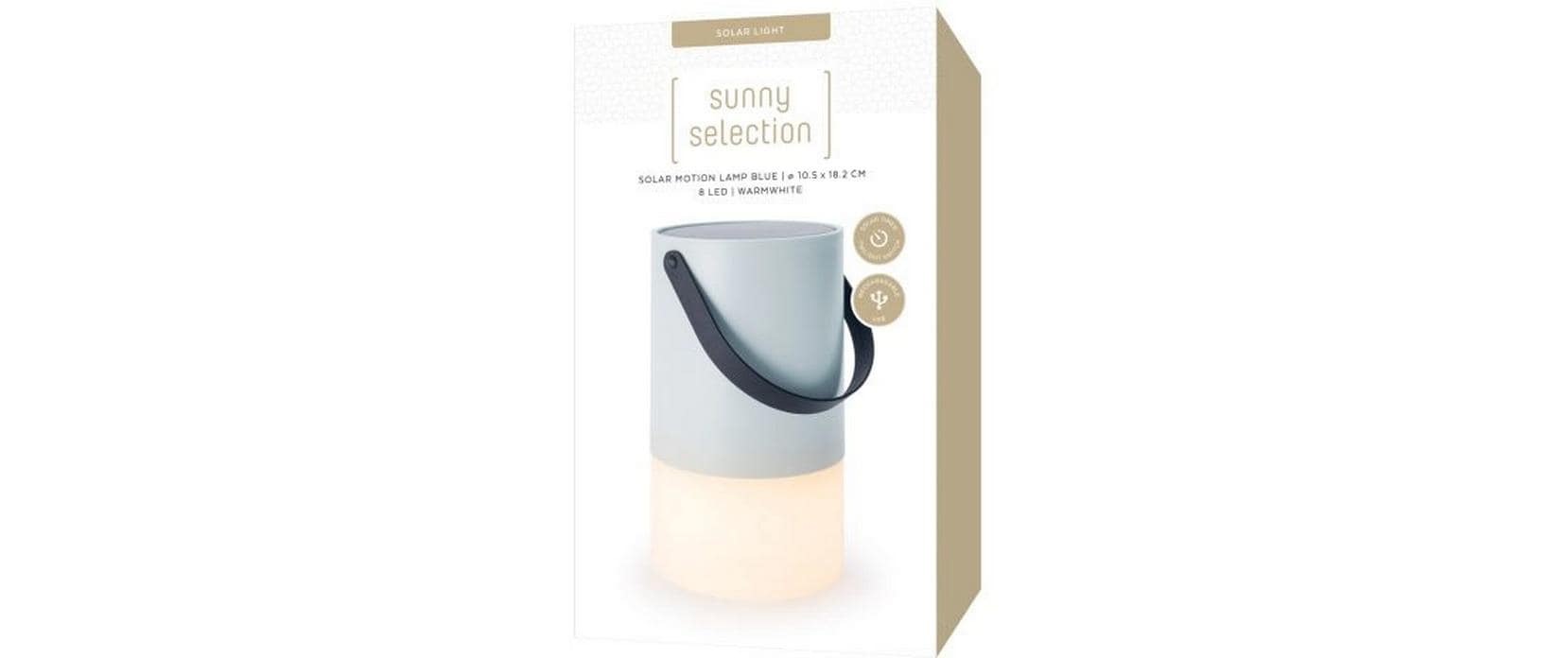 STT LED Laterne "Solar Motion Lamp" Warmweiss