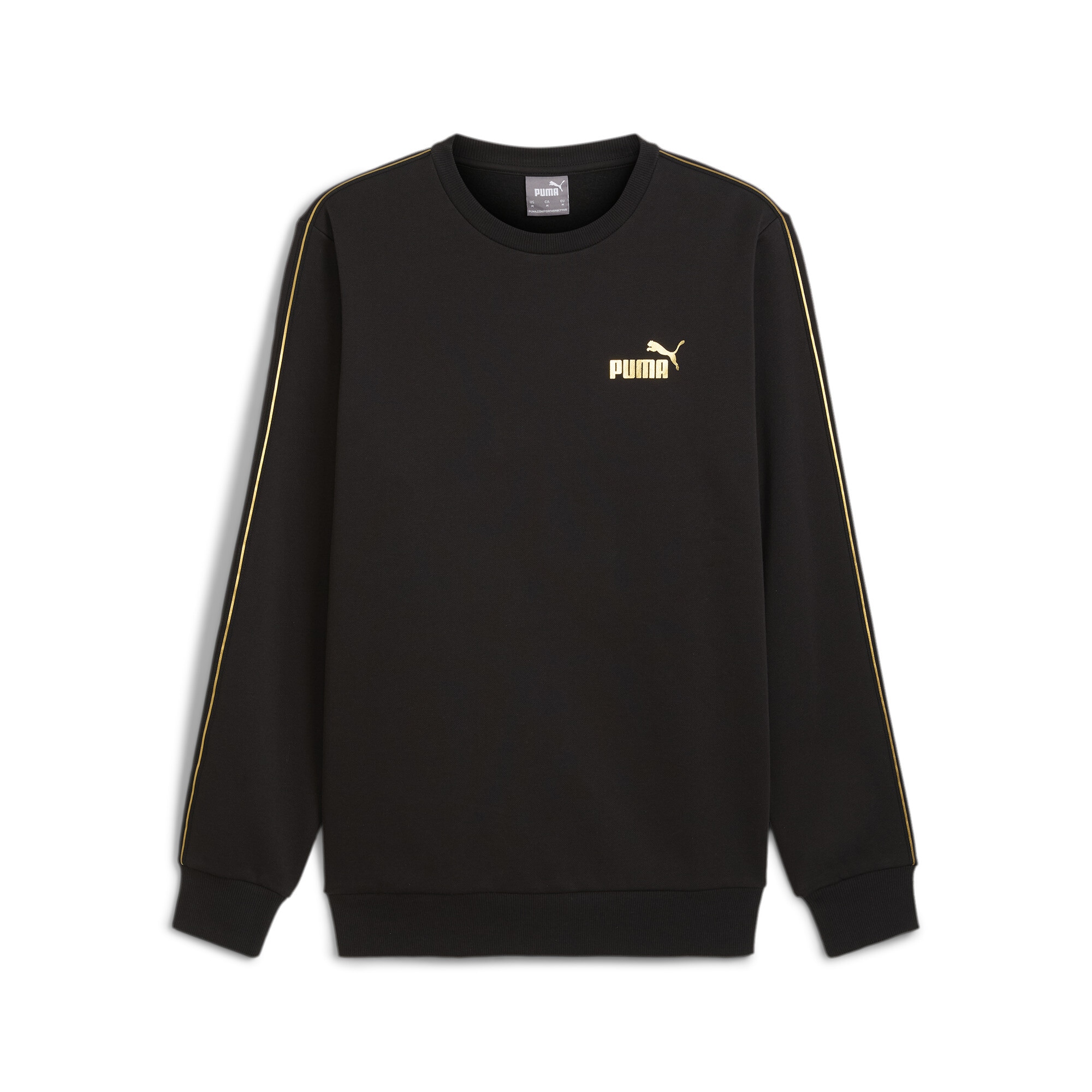 PUMA Langarmshirt »ESS TAPE MINIMAL GOLD CREW FL« Rundhalsausschnitt, mit WarmCELL-Technologie