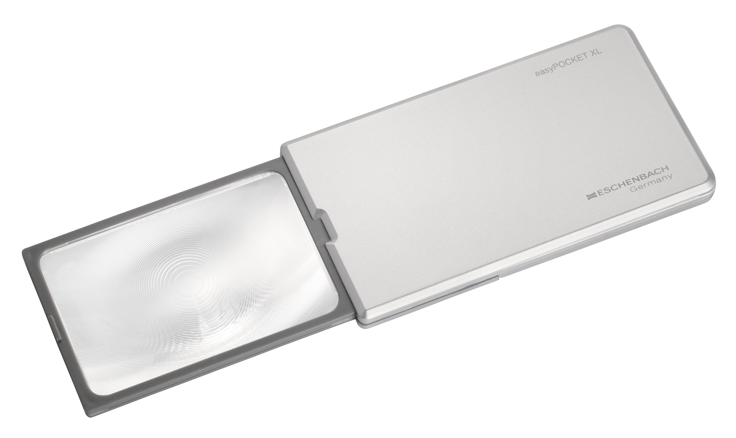 Eschenbach Optik Taschenlupe »easyPOCKET XL«, (1 tlg.), LED-Technik, 2,5-fach Vergrösserung, Standfuss