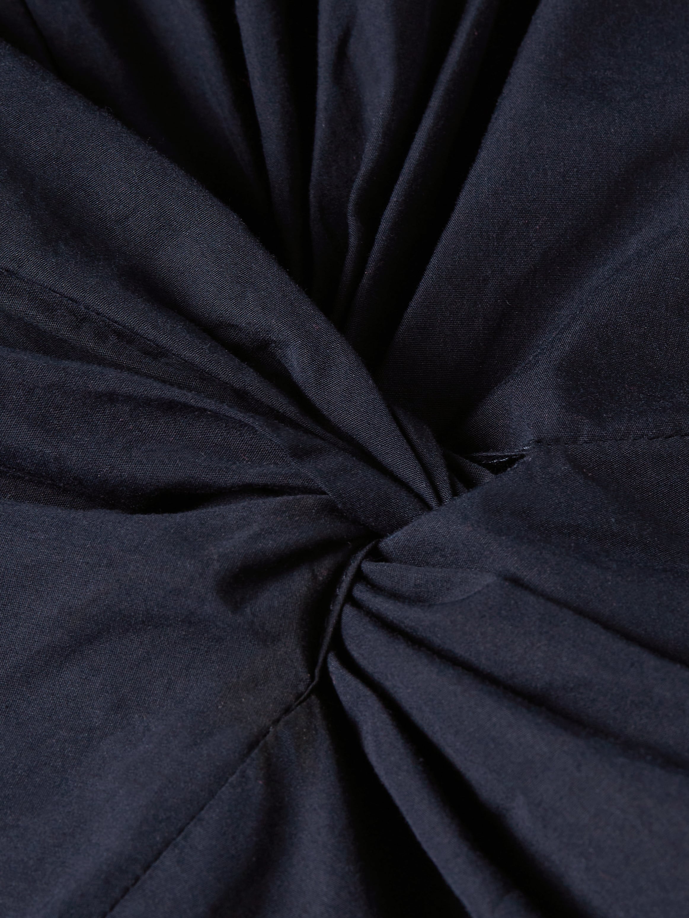 Tommy Hilfiger Blusenkleid mit der POPLIN in bestellen »SOLID SS«, online MIDI DRESS Taille Knotendetail Jelmoli-Versand modischem 