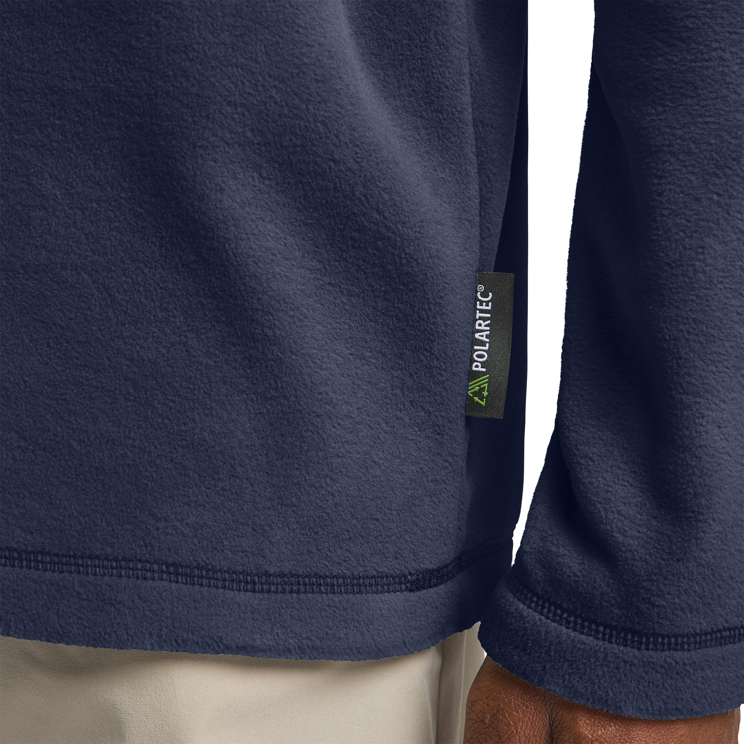 Jack Wolfskin Fleecepullover »TAUNUS HZ M«, aus recyceltem Polyester, atmungsaktiv