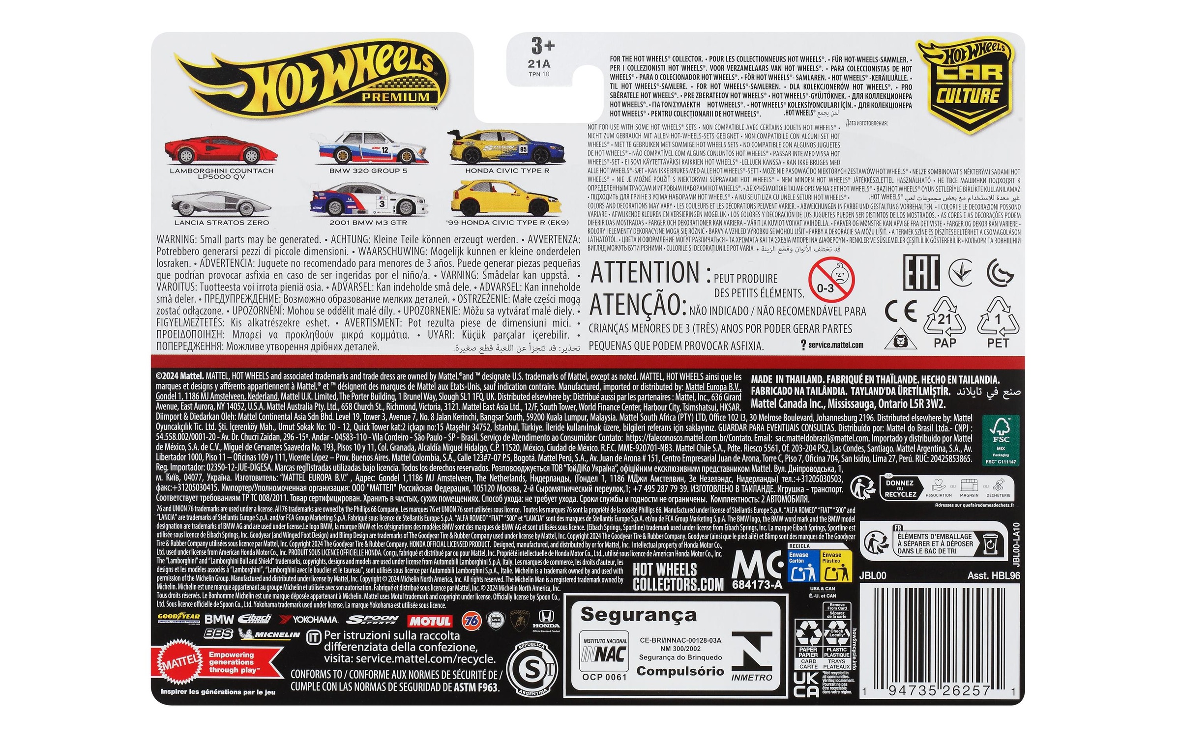 Hot Wheels Spielzeug-Auto »2-Pack – Honda«
