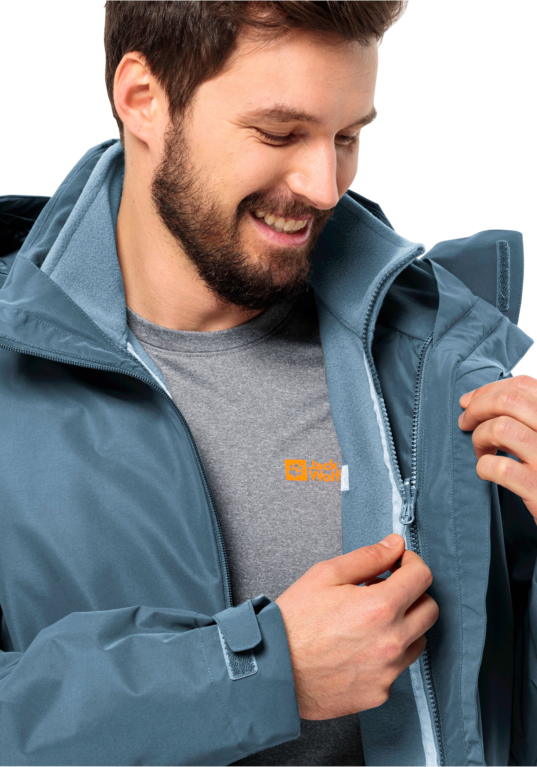 Jack Wolfskin Fleecejacke »WINTERSTEIN FZ M«, aus POLARTEC 200, teilweise recycelt