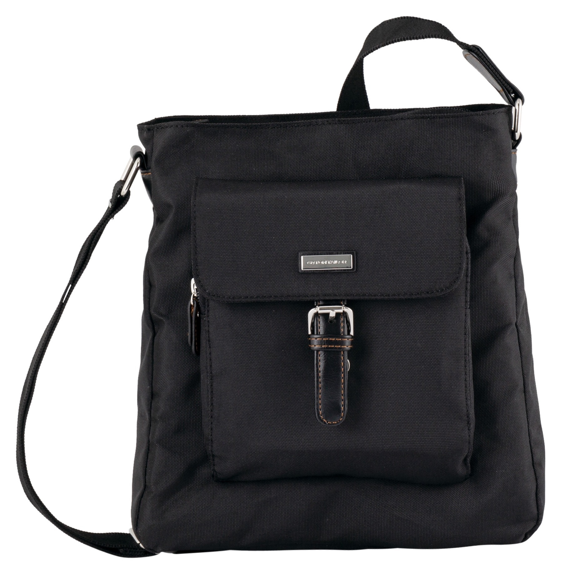 TOM TAILOR Hobo »Rina« aus leichtgewichtigem Nylon und aufwändig gewebten Gurtband