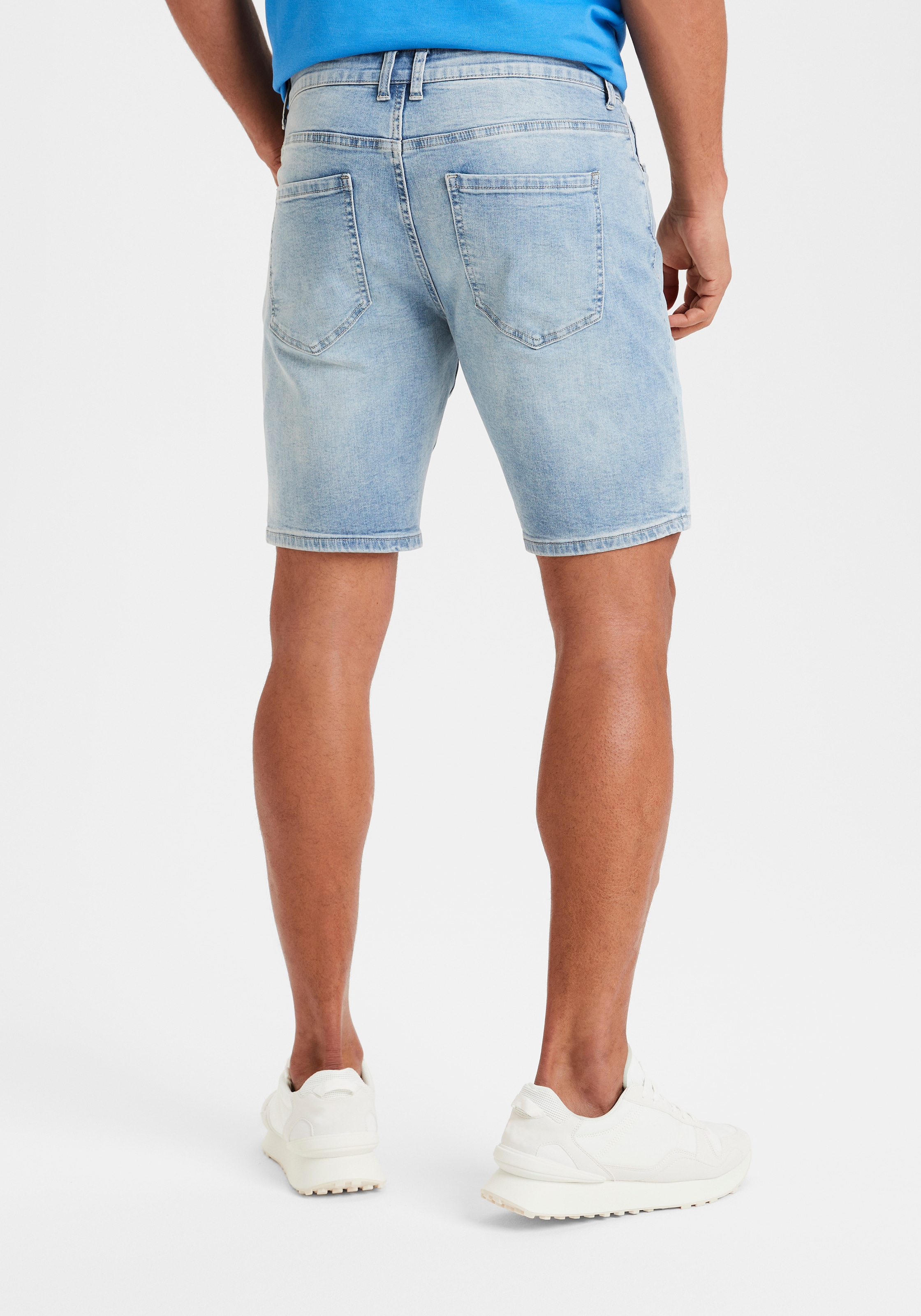 Buffalo Jeansshorts »5-Pocket Shorts,«, mit normaler Bundhöhe, kurze Hose aus elastischer Denim-Qualität