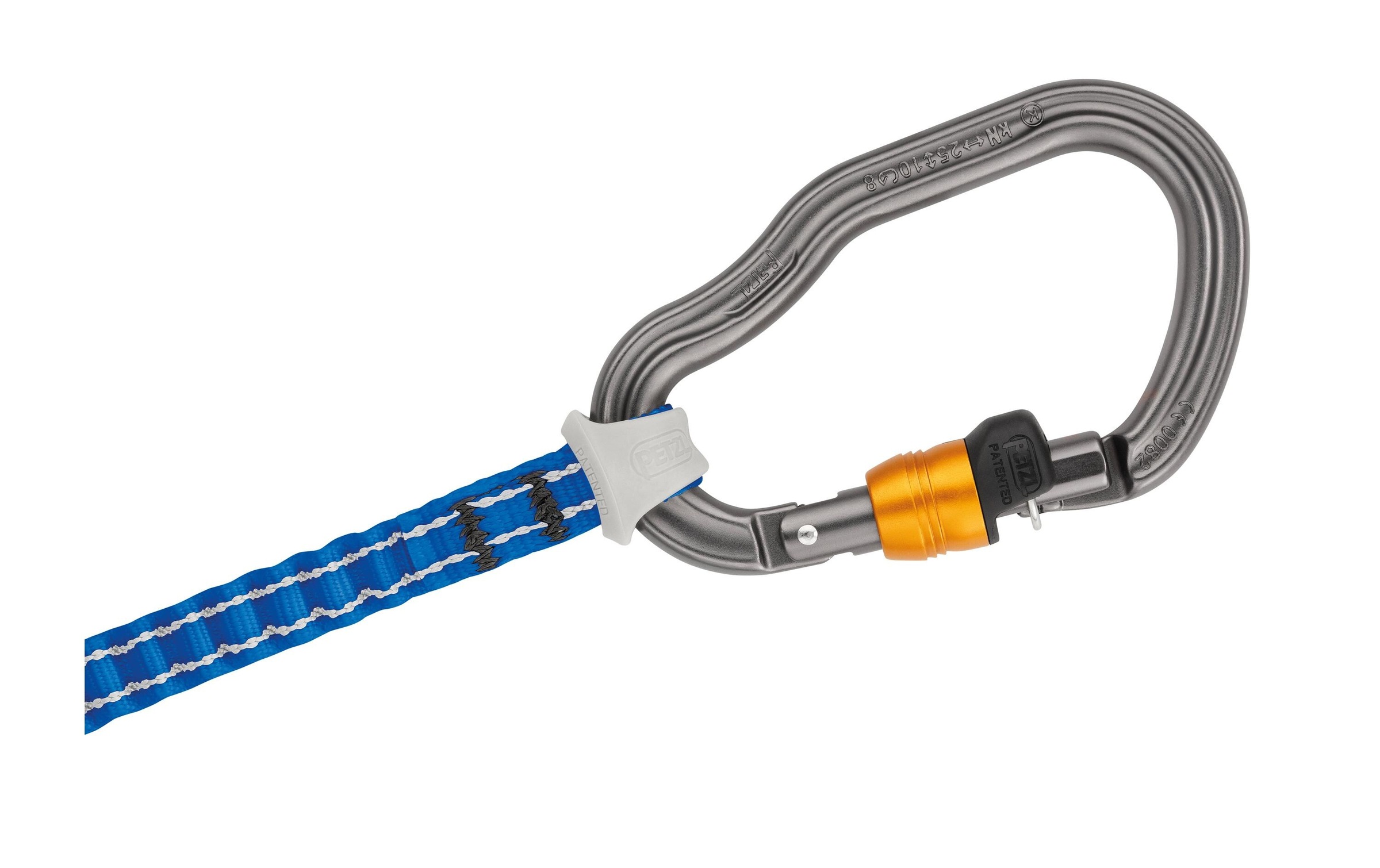 Petzl Karabiner »Scorpio Vertigo, Blau«