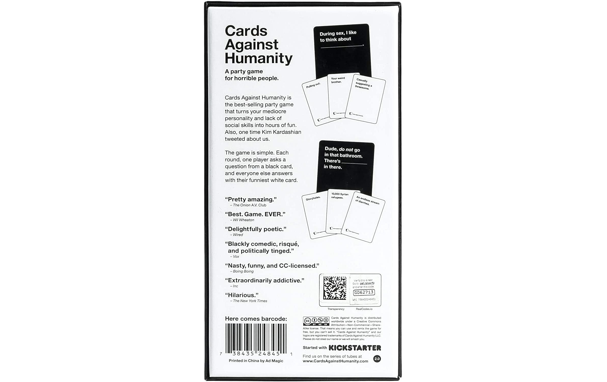 Spiel »Buchzentrum Cards Against Humanity -EN-«