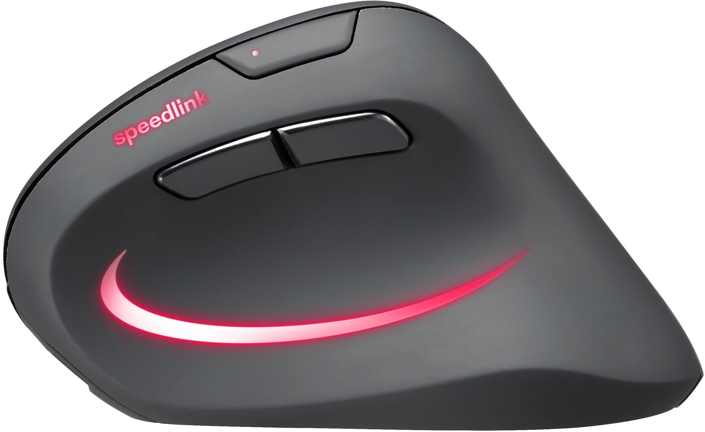 Speedlink ergonomische Maus »PIAVO PRO RGB Rechargeable Vertical Ergonomic, Wireless«, wiederaufladbar, leise Tasten