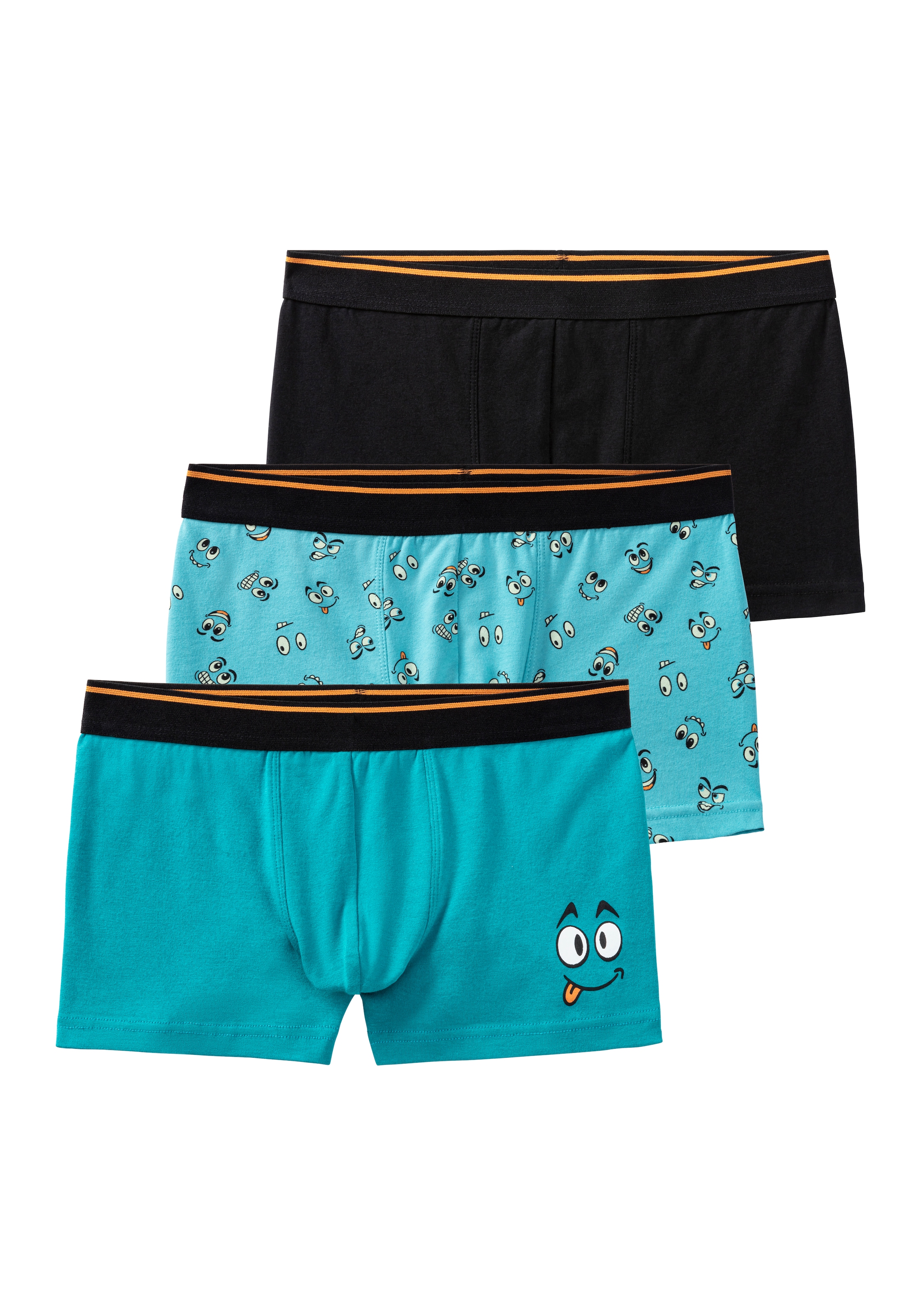 AUTHENTIC LE JOGGER Boxer »Boxershorts für Jungen« Packung, 3 Stk. mit witzigen Print
