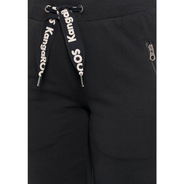 KangaROOS Jogger Pants, Sweatpants mit Zippertaschen und Logo String -NEUE  KOLLEKTION online bestellen bei Jelmoli-Versand Schweiz