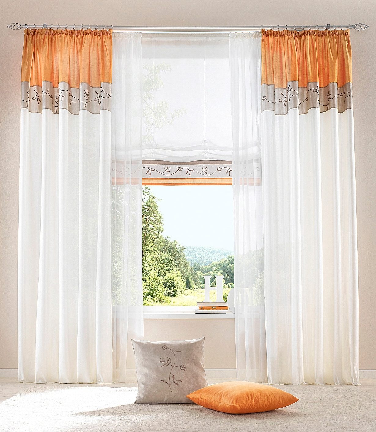 my home Vorhang »Sorel«, (1 St.), Gardine, Fertiggardine, halbtransparent  online bestellen | Jelmoli-Versand