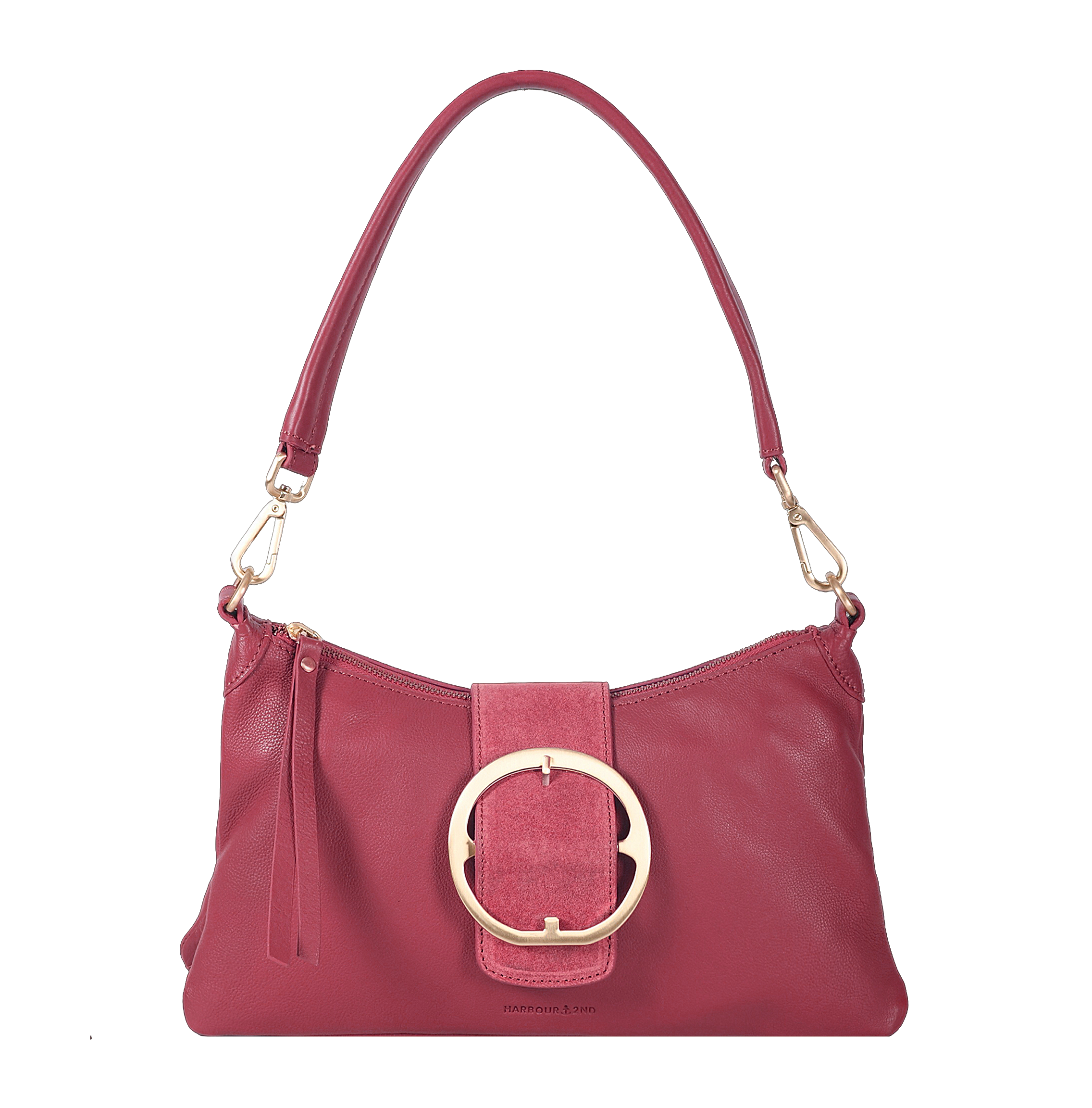 HARBOUR 2nd Schultertasche "Ilaria" Handtasche, Abendtasche mit Reißverschlussfach auf der Rückseite