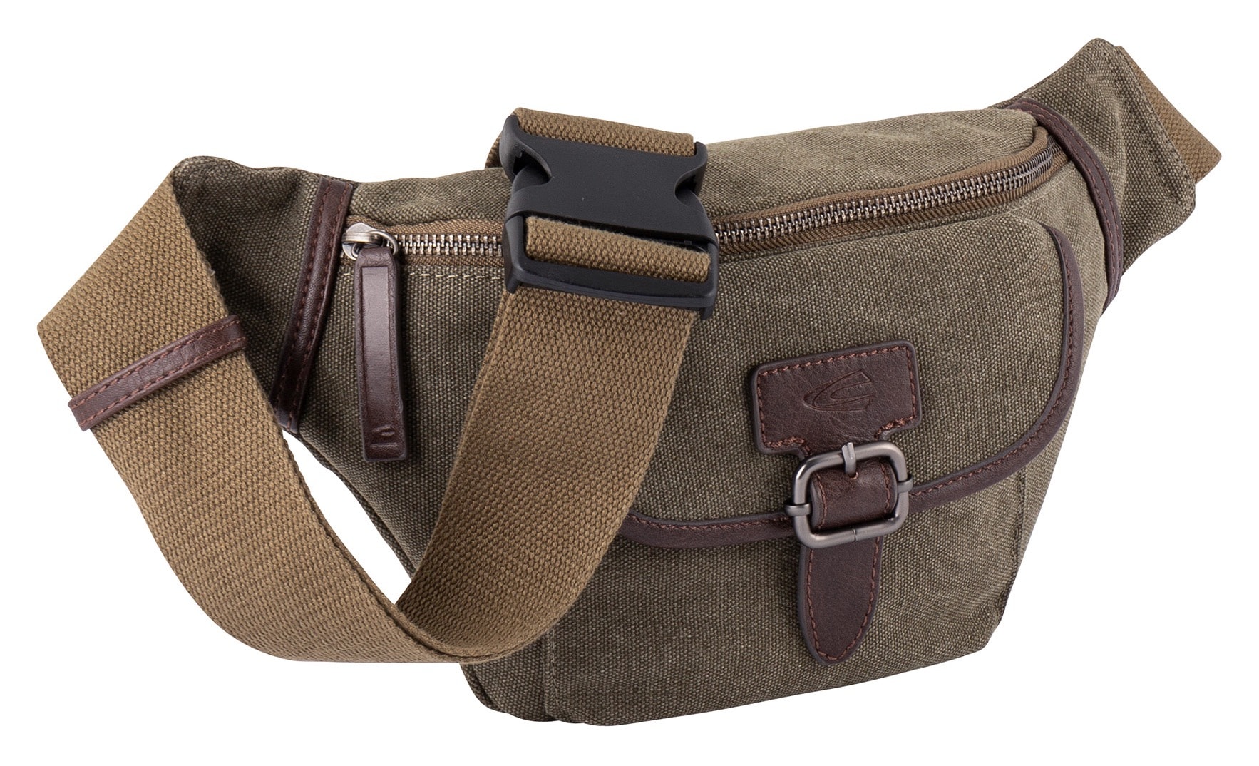 camel active Bauchtasche »MOUNTAIN Belt bag«, mit modischen Lederapplikationen