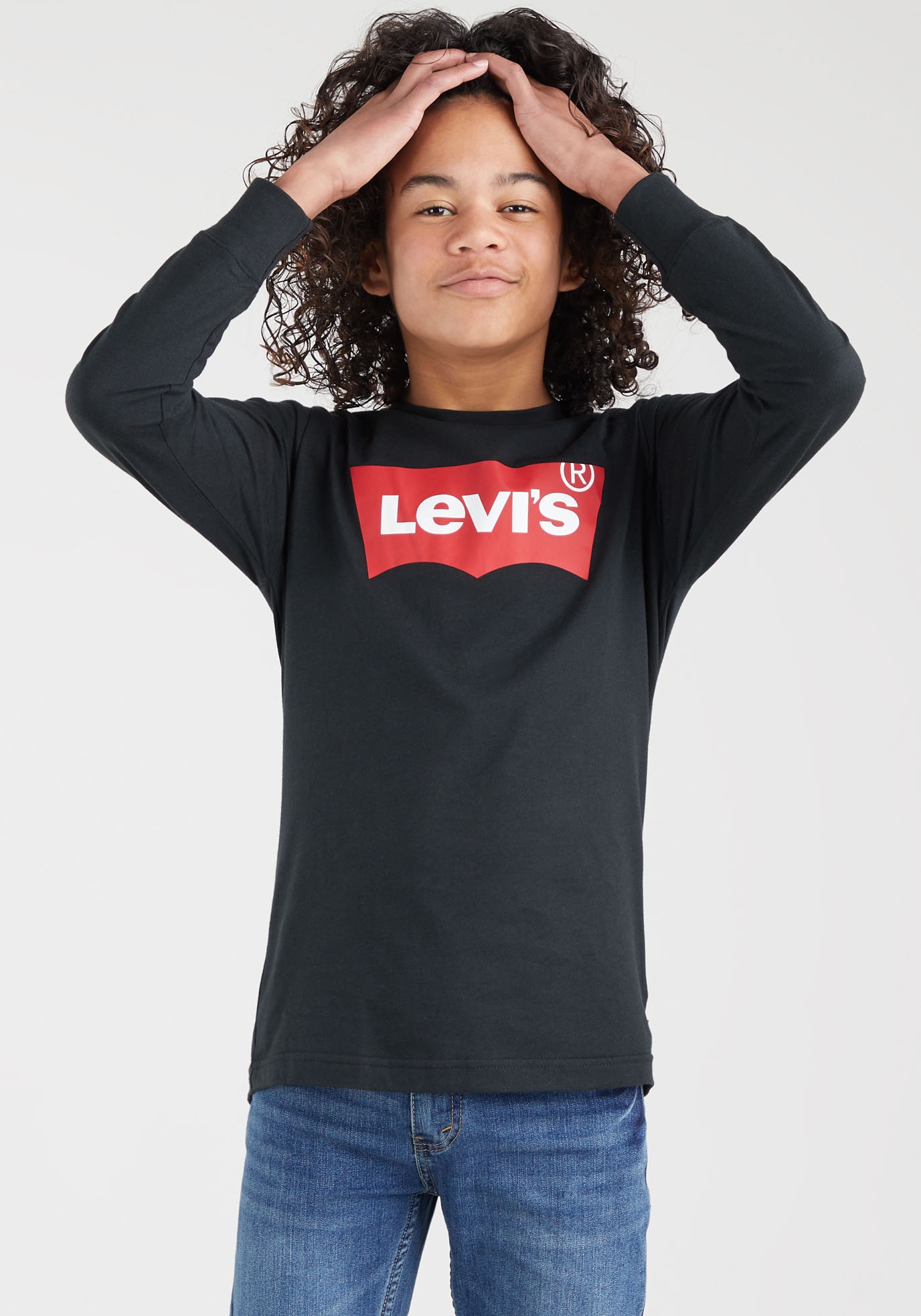 Levi's® Kids Langarmshirt »L/S BATWING TEE« mit Logo Print for BOYS