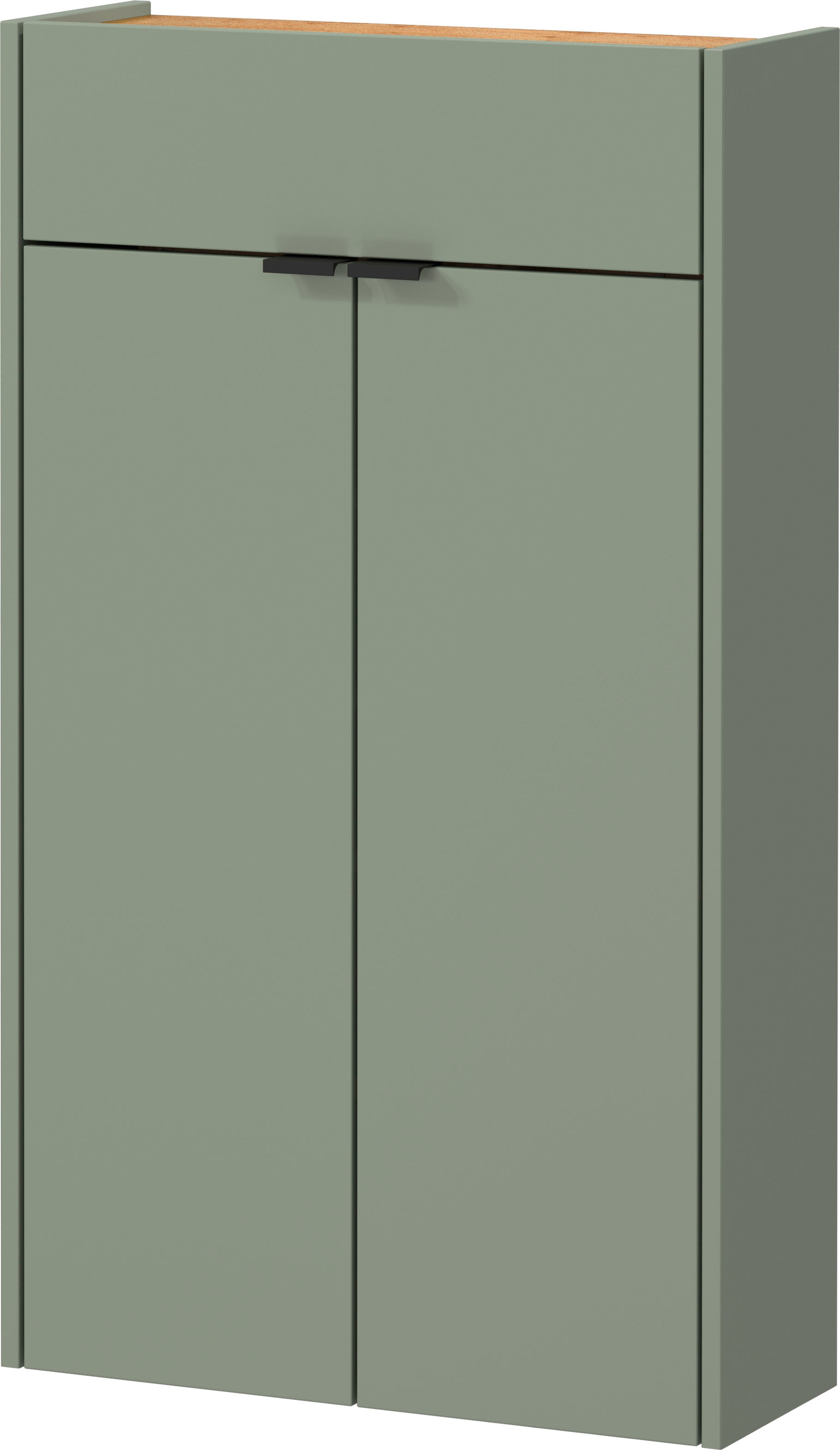 GERMANIA Garderoben-Set »Ameca«, (Set, 2 St.), Mehrzweckschrank und Spiegel, geringe Tiefe, ideal für schmale Flure