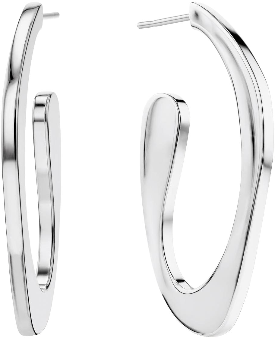 Calvin Klein Paar Creolen »HARMONIOUS CONNECTION« mit Glasstein