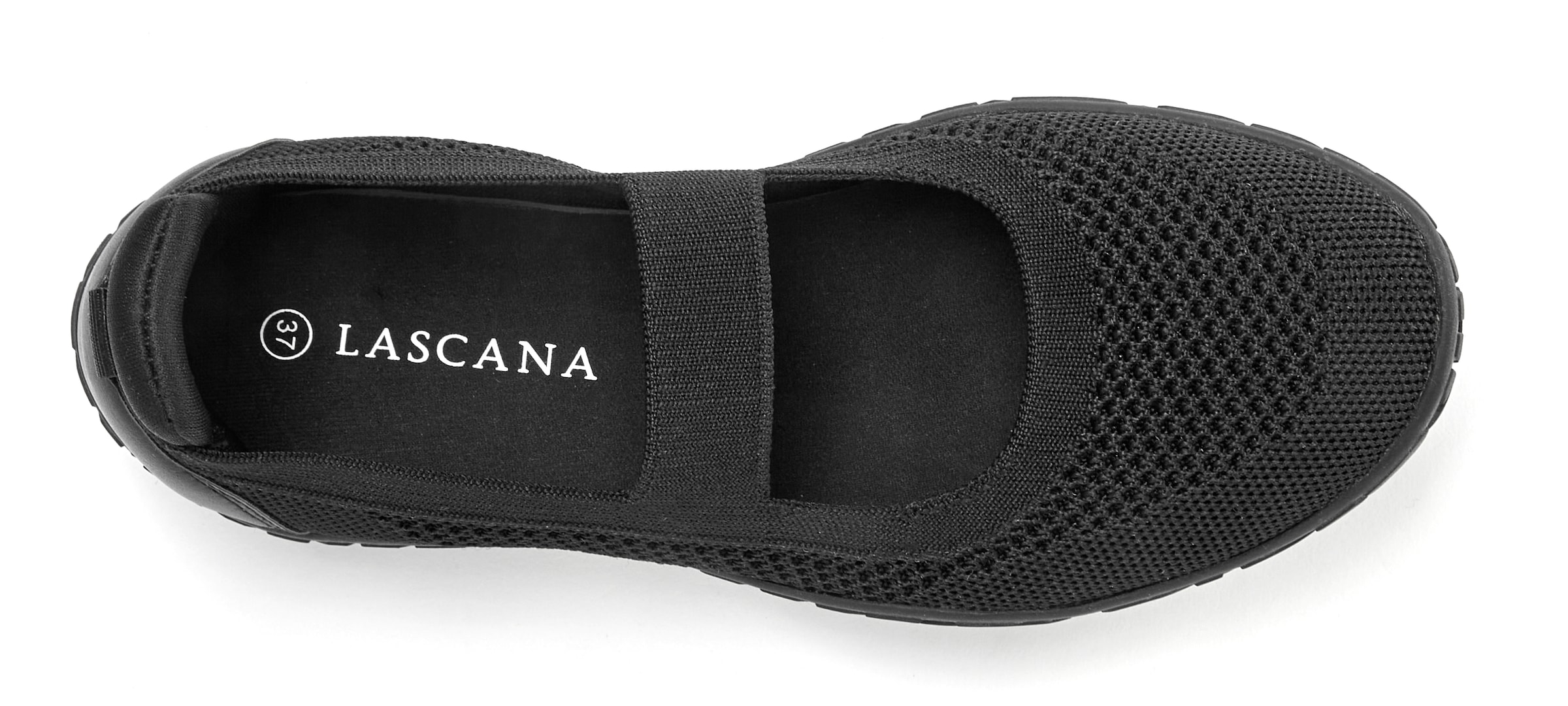 LASCANA Sneaker Ballerinas, Freizeitschuh, Slipper, Halbschuh, superleicht VEGAN