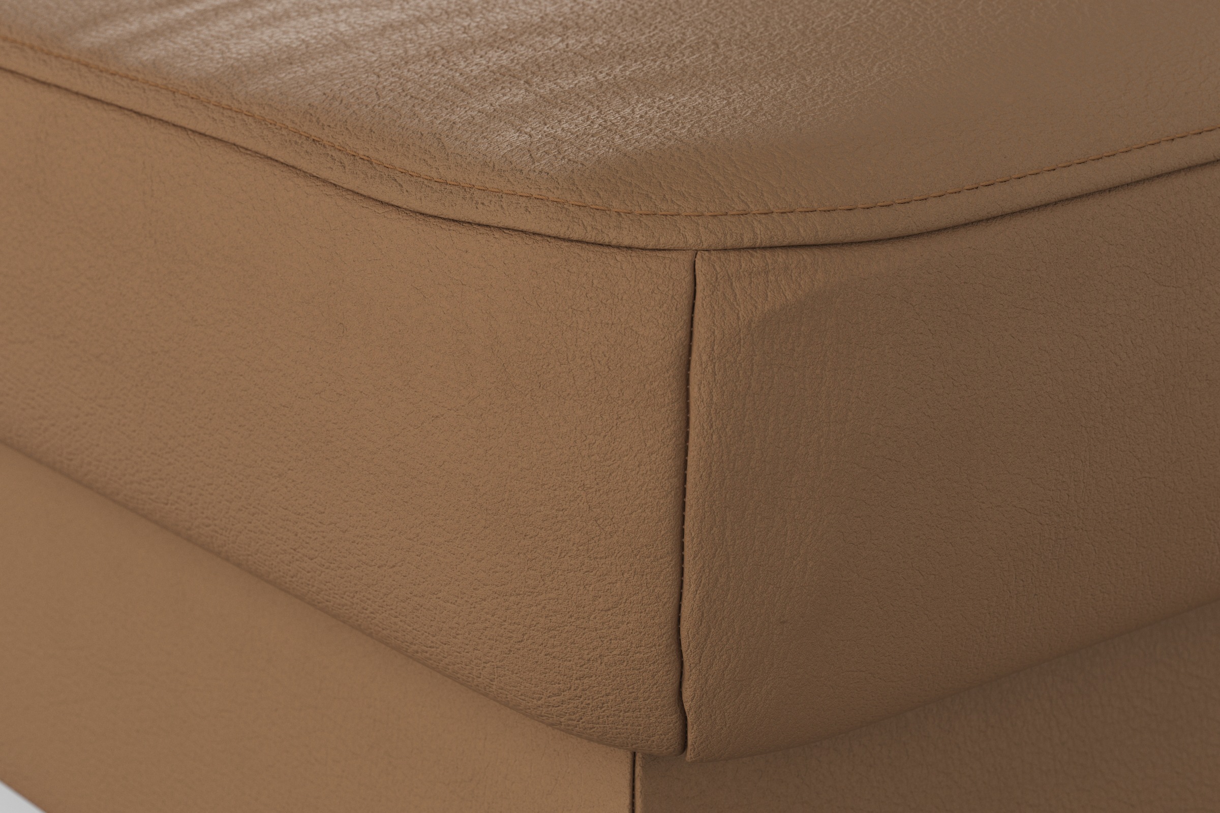 sit&more Hocker »Bendigo«, mit Klappfunktion, Bodenfreiheit 15 cm, wahlweise in 2 Fussfarben