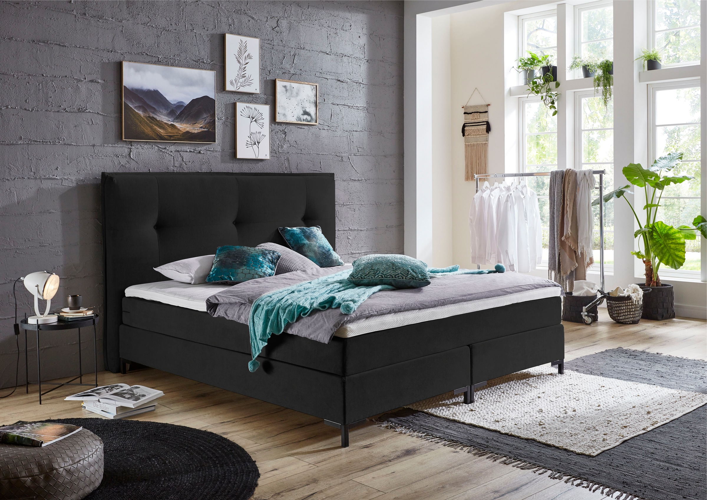 ATLANTIC home collection Boxspringbett »Romy«