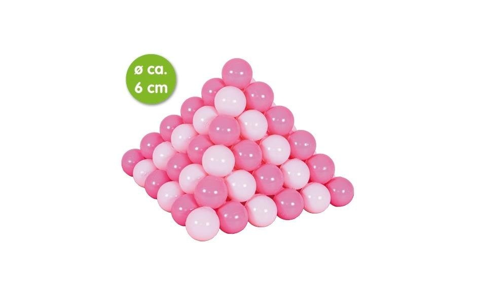 Knorrtoys® Bällebad »Ø6 cm - 100 balls/soft pink«