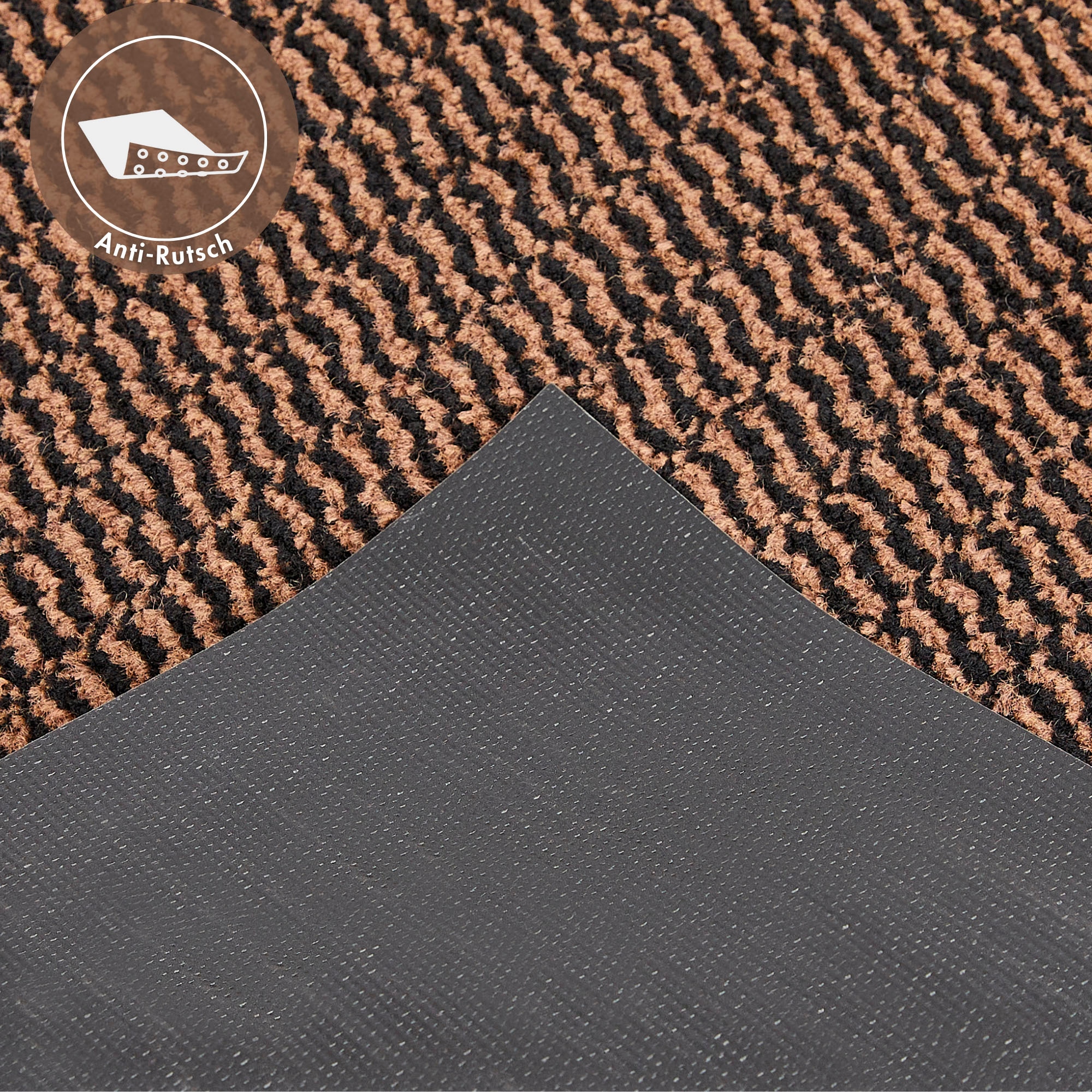 Andiamo Fussmatte »Easy, Made in Netherlands«, rechteckig, 5 mm Höhe, Schmutzfangmatte, rutschhemmend, Innen- und überdachten Aussenbereich