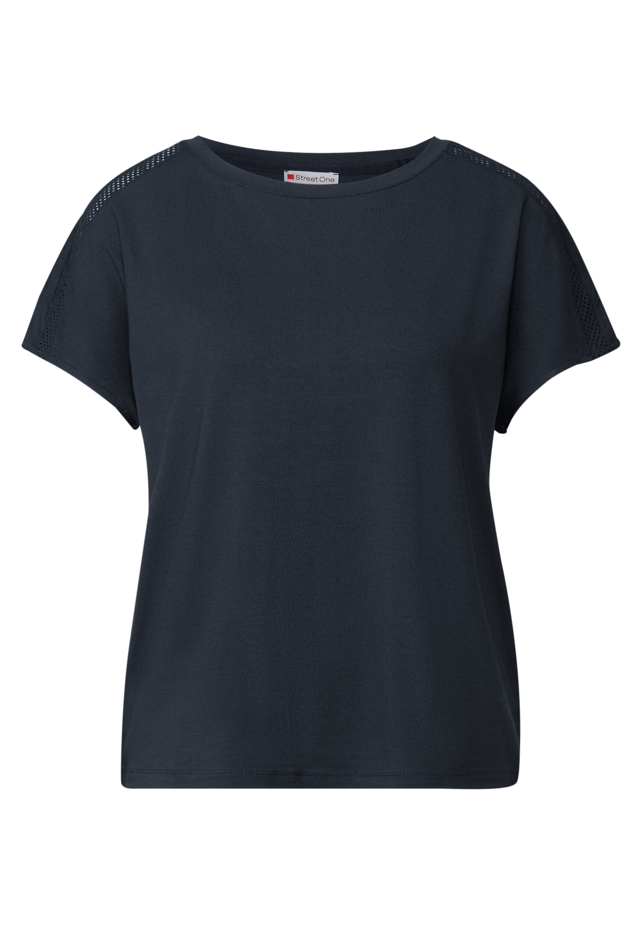 STREET ONE Shirttop, mit Mesh-Detail