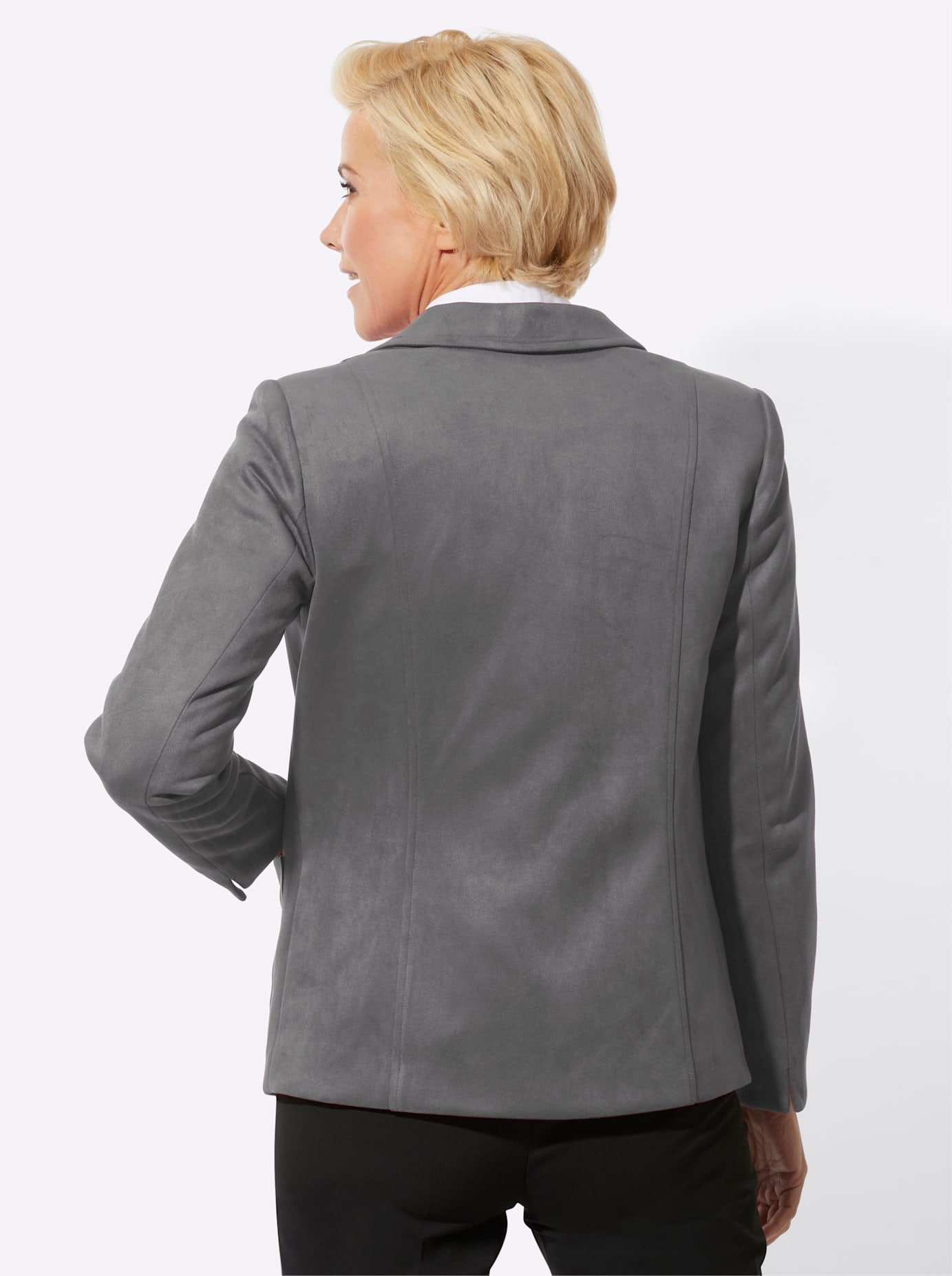 Classic Jackenblazer »Lederimitat-Blazer«