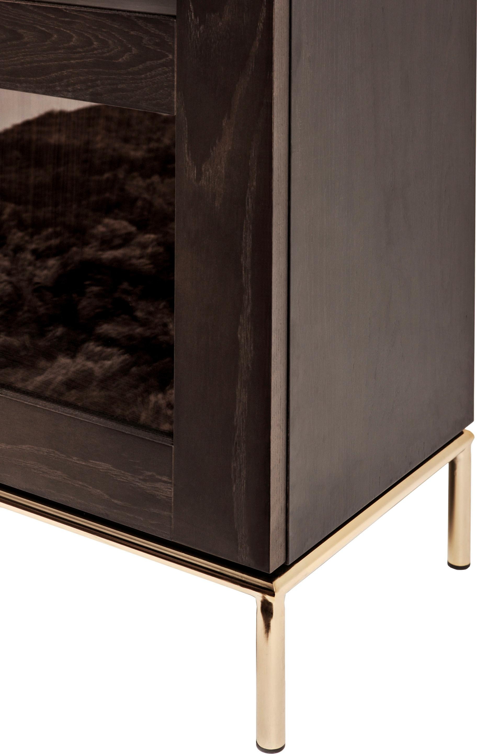 Woodman Vitrine »Parlan«, mit zwei Glastüren und Soft-Close-Funktion, Breite 148 cm, FSC®