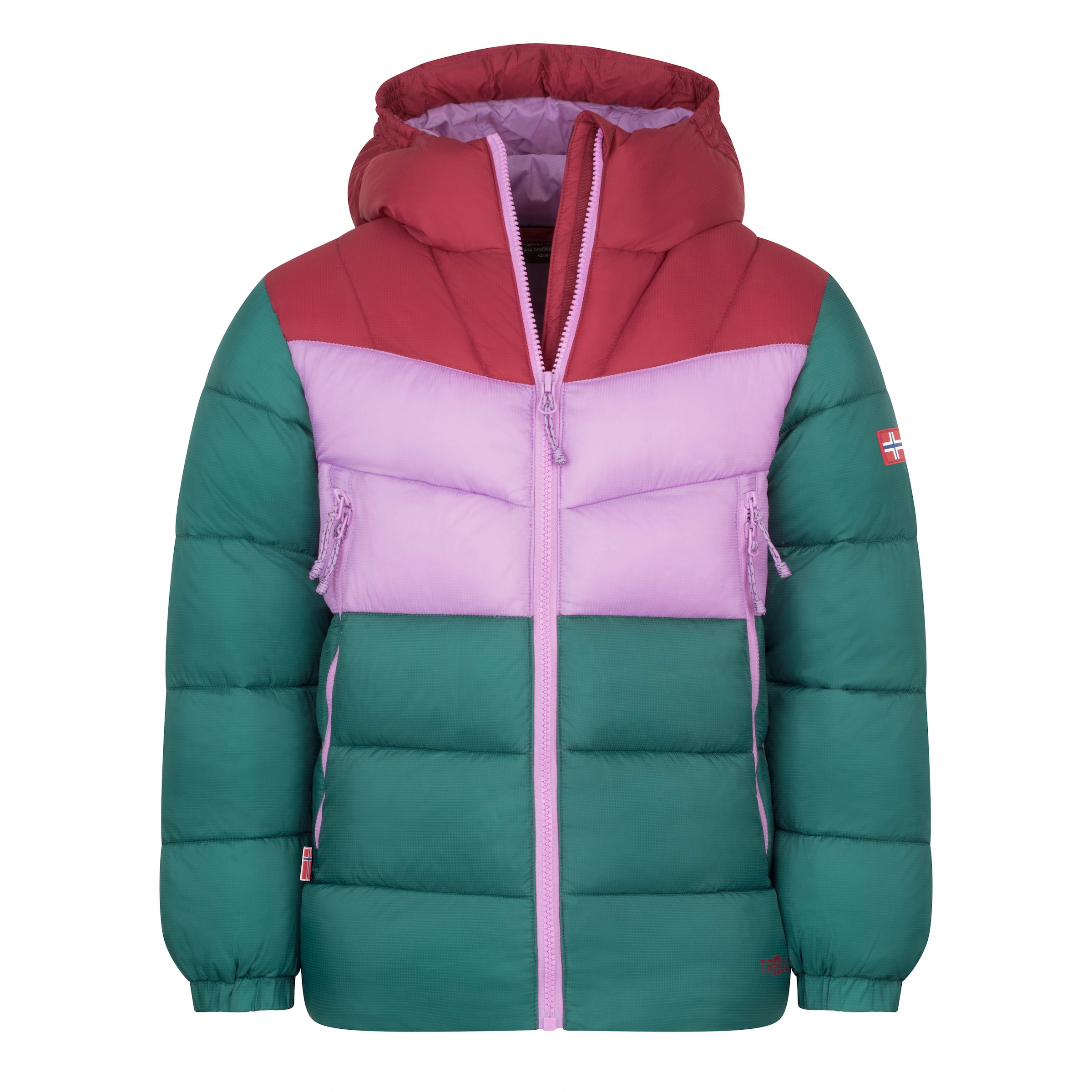 TROLLKIDS Winterjacke »KIDS KIRKENES JACKET« mit verstellbarer Kapuze, aus robustem Ripstop-Material