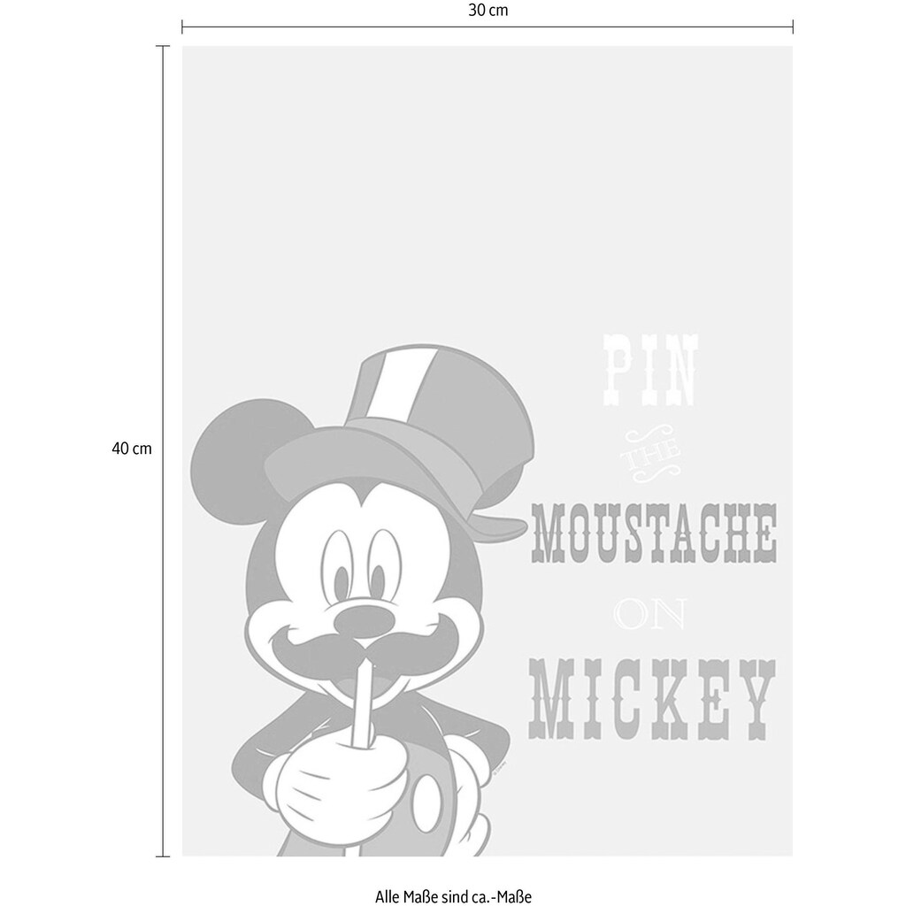 Komar Poster »Mickey Mouse Moustache«, Disney, (1 St.)