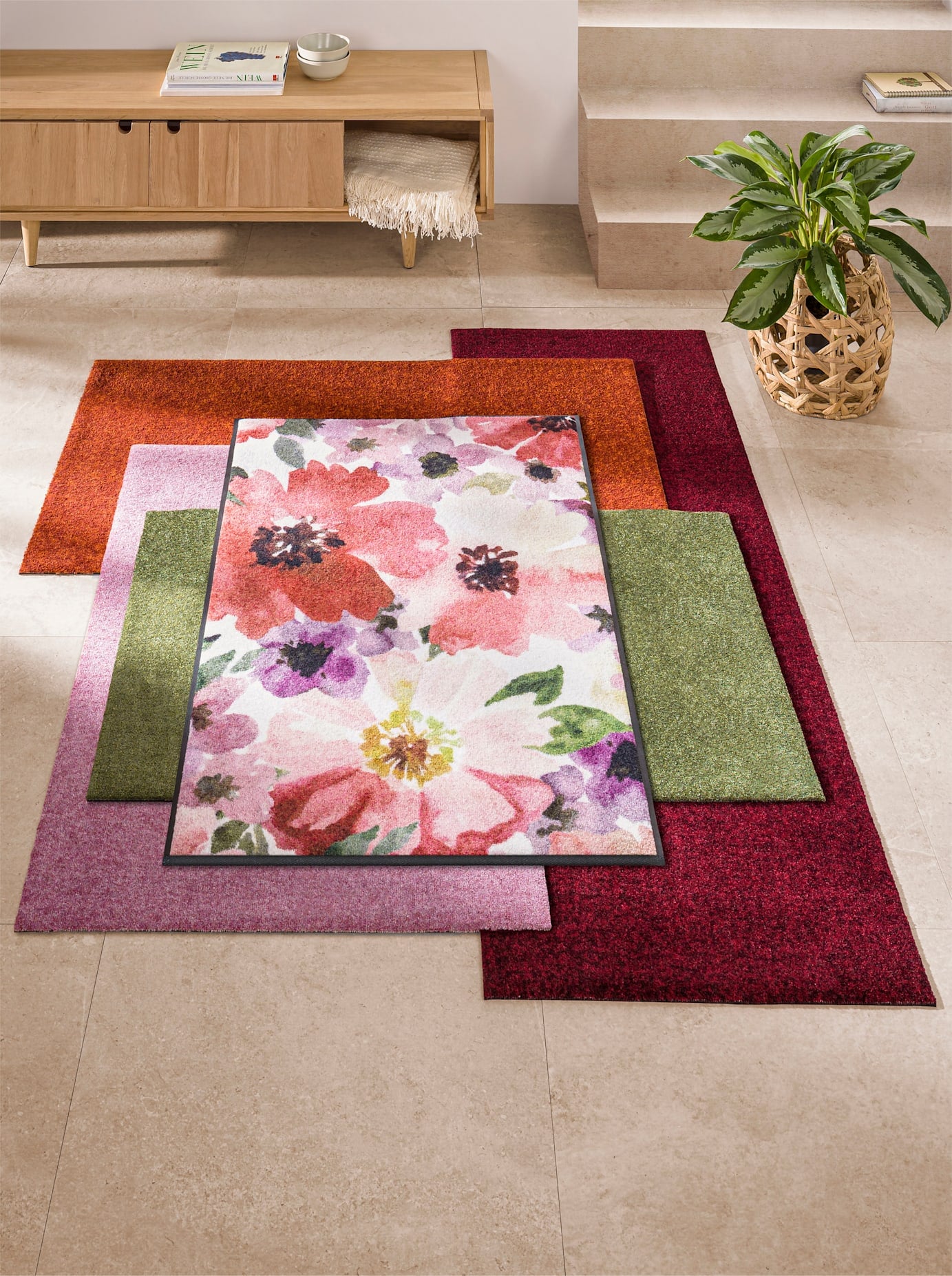wash+dry by Kleen-Tex Fussmatte, rechteckig