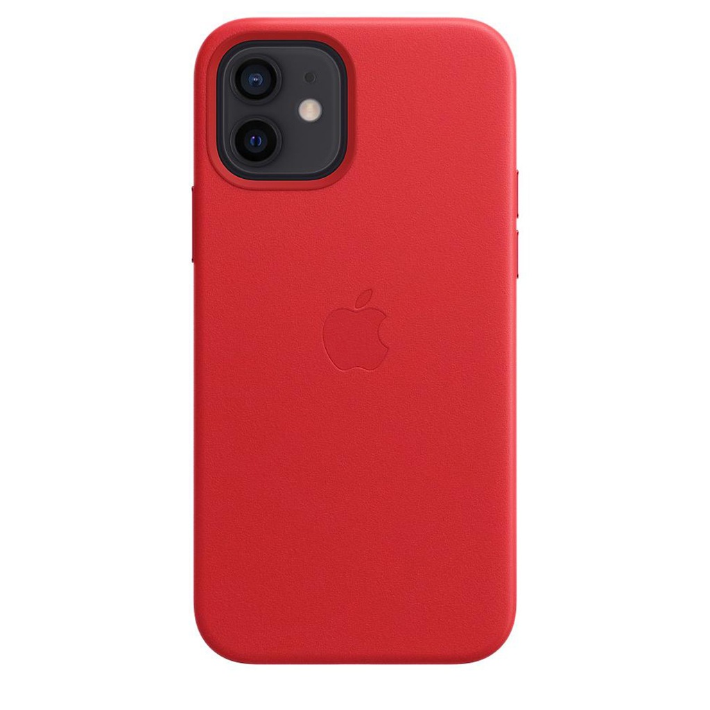 Apple Smartphone-Hülle »Apple iPhone 12/12 Pro Leder Case Mag RED«, iPhone 12-iPhone 12 Pro, 15,5 cm (6,1 Zoll), MHKD3ZM/A