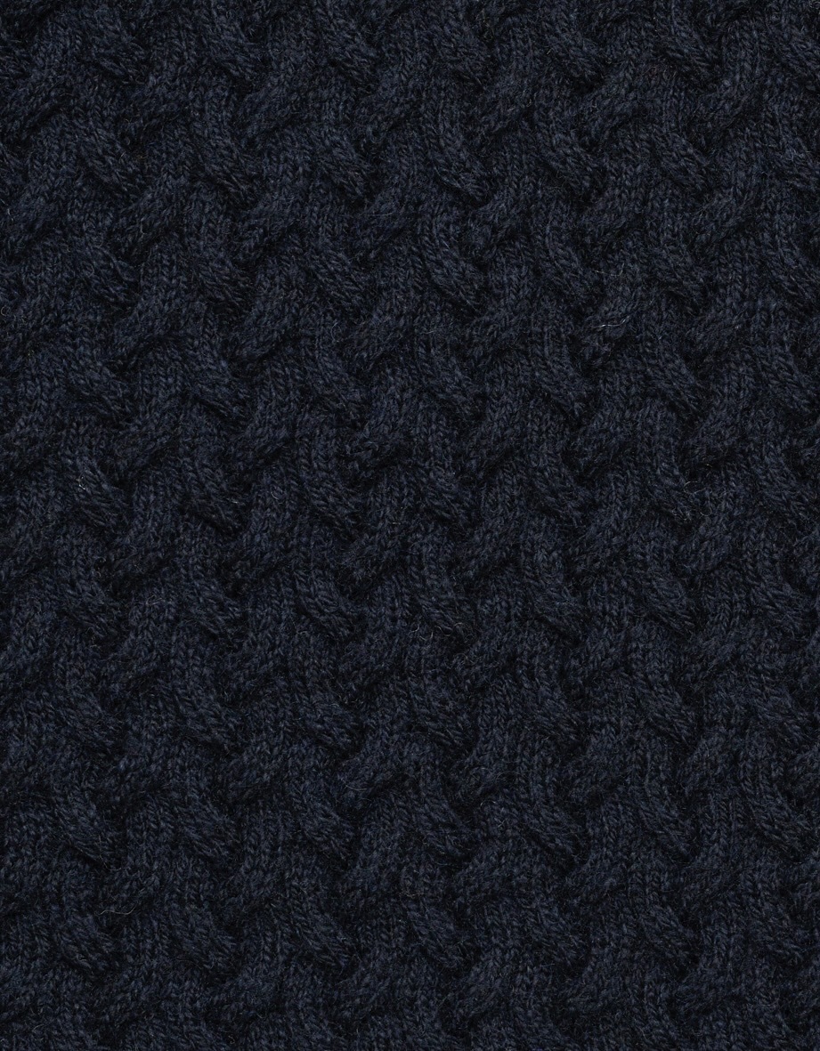 bugatti Strickpullover, mit Geflechtstruktur
