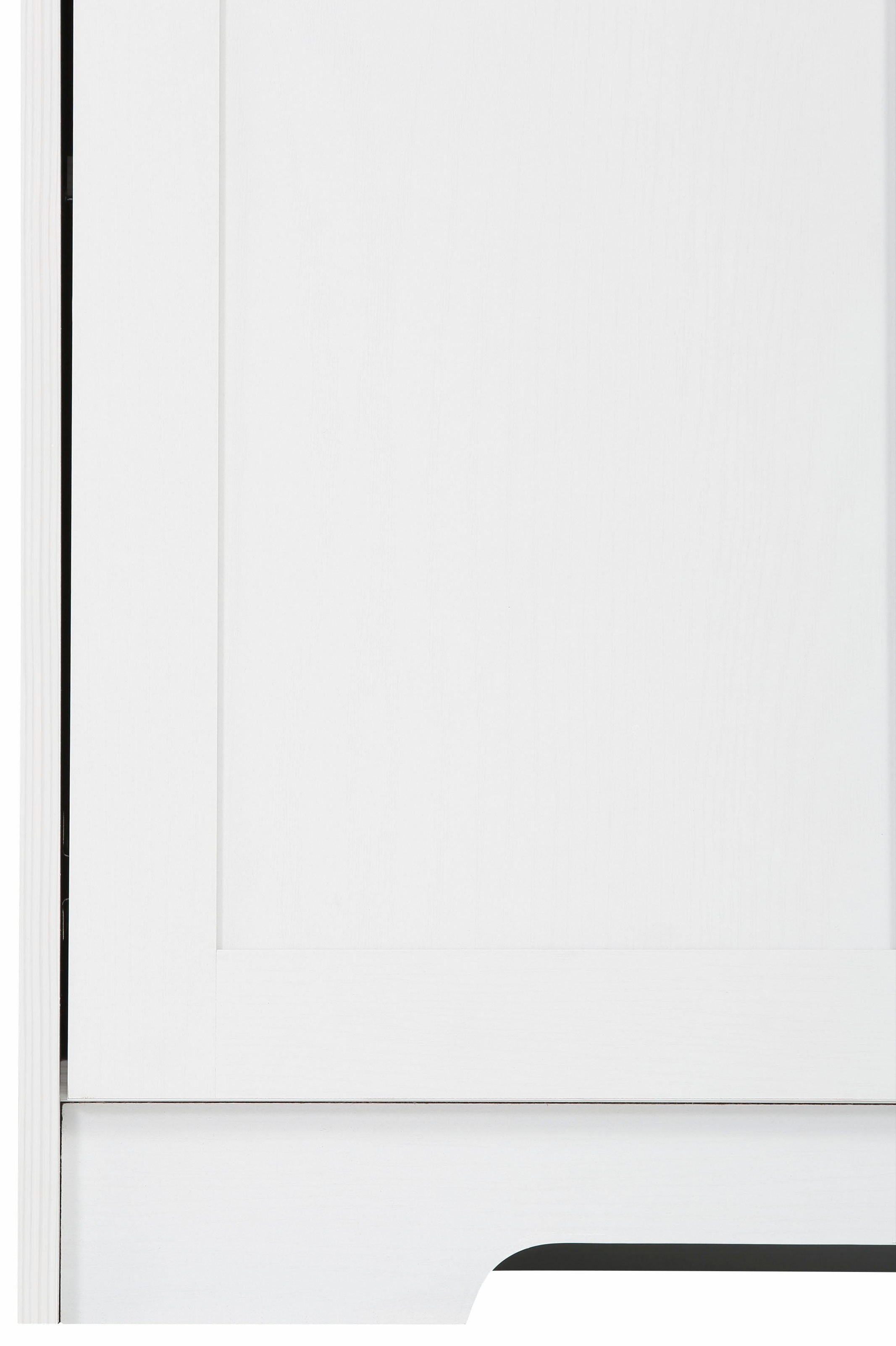 Home affaire Highboard »Nanna«, Vitrine in Eichen-Optik, Breite 118 cm