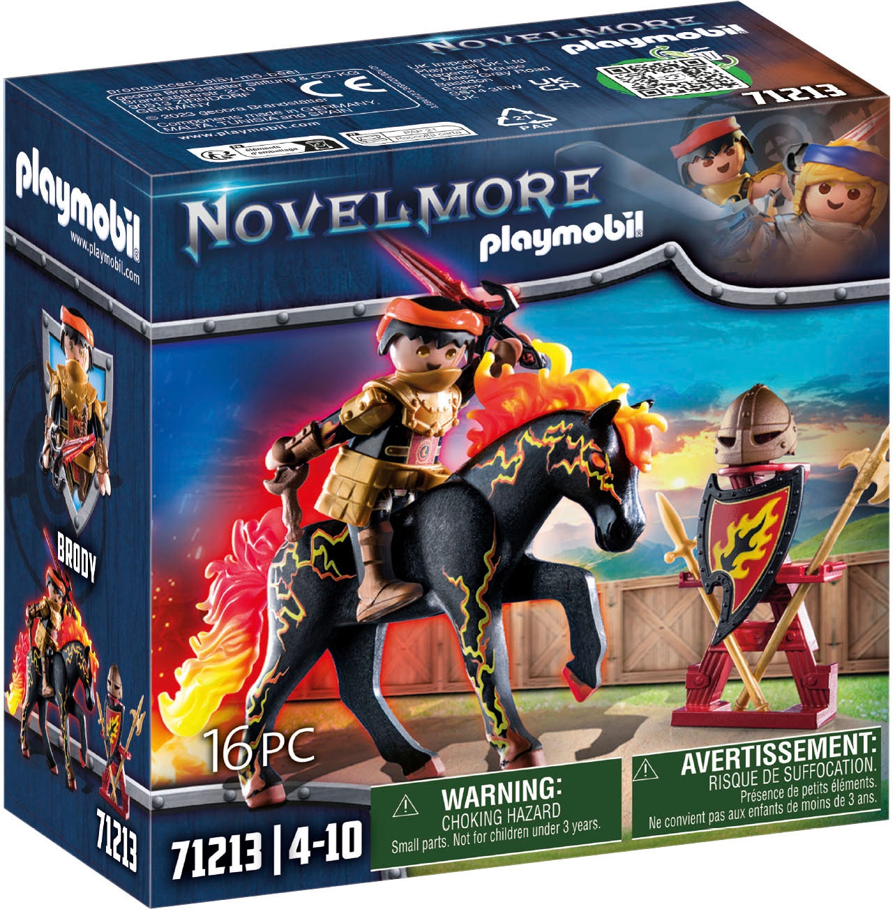 Playmobil® Konstruktions-Spielset »Burnham Raiders - Feuerritter (71213), Novelmore«, (16 St.), Made in Europe
