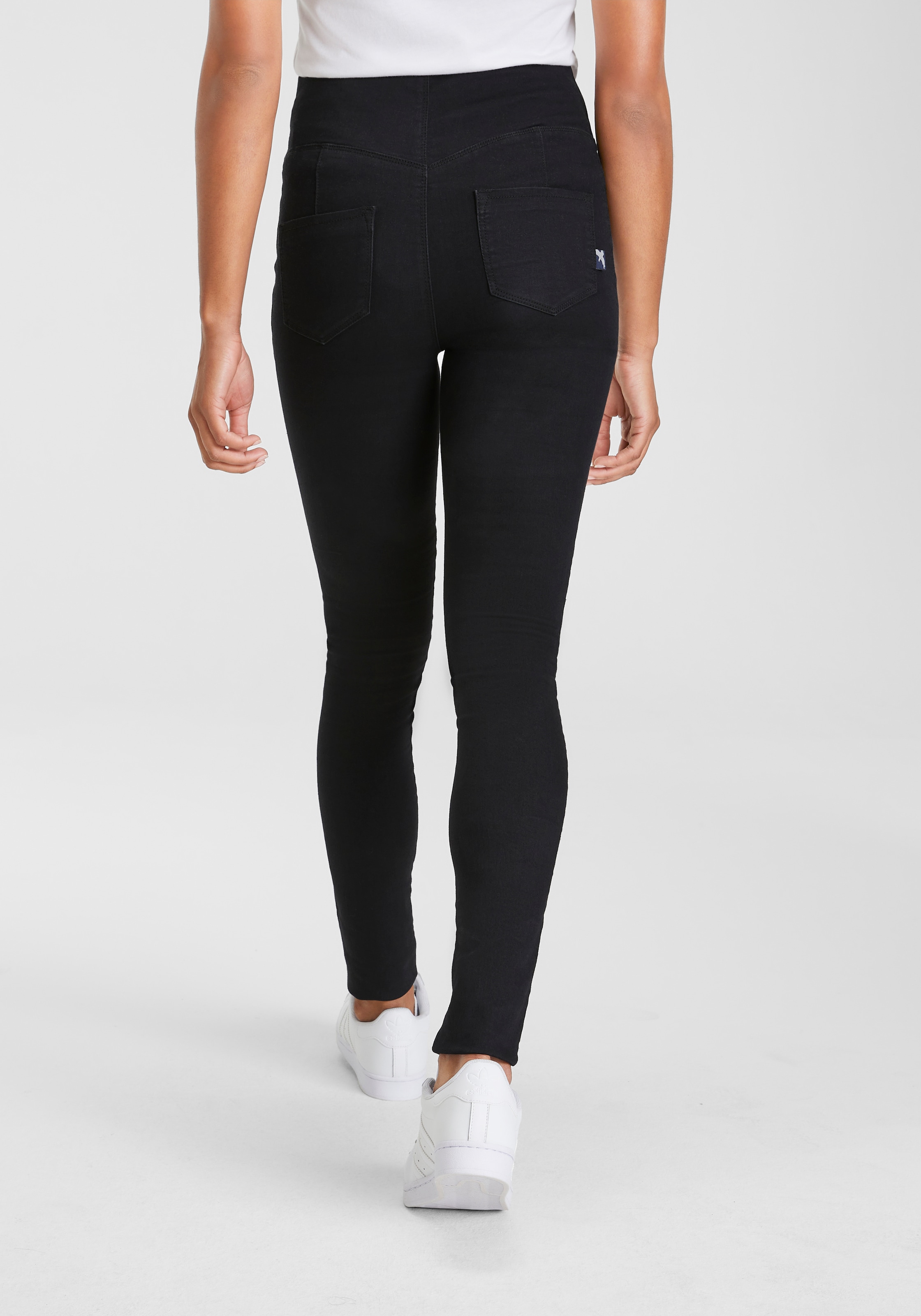 Arizona Jeansjeggings, extra-eng geschnittene Beinform, hohe Leibhöhe