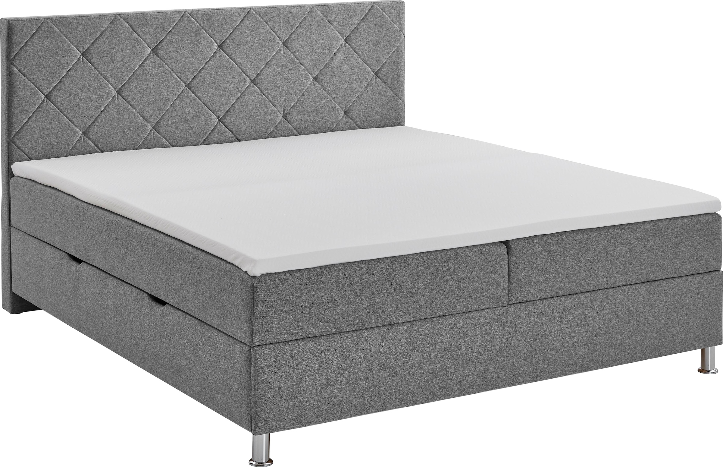 meise.möbel Boxbett »Leo«, inkl. Bettkasten und Topper