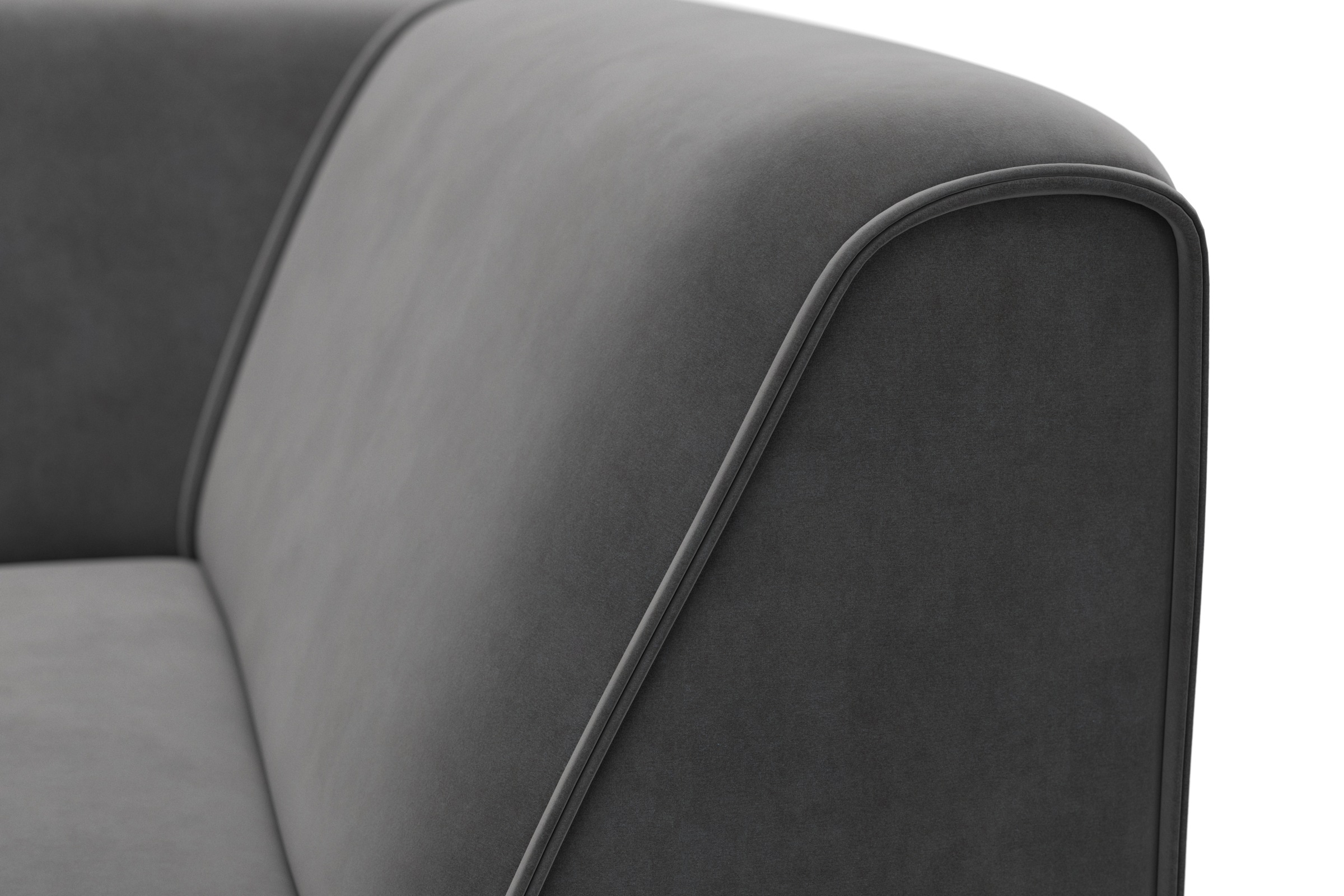 RAUM.ID Sofa-Eckelement »Merid, Sofaelement, Masse B/T/H: 97/97/46 cm«, als Modul oder separat verwendbar, für individuelle Zusammenstellung
