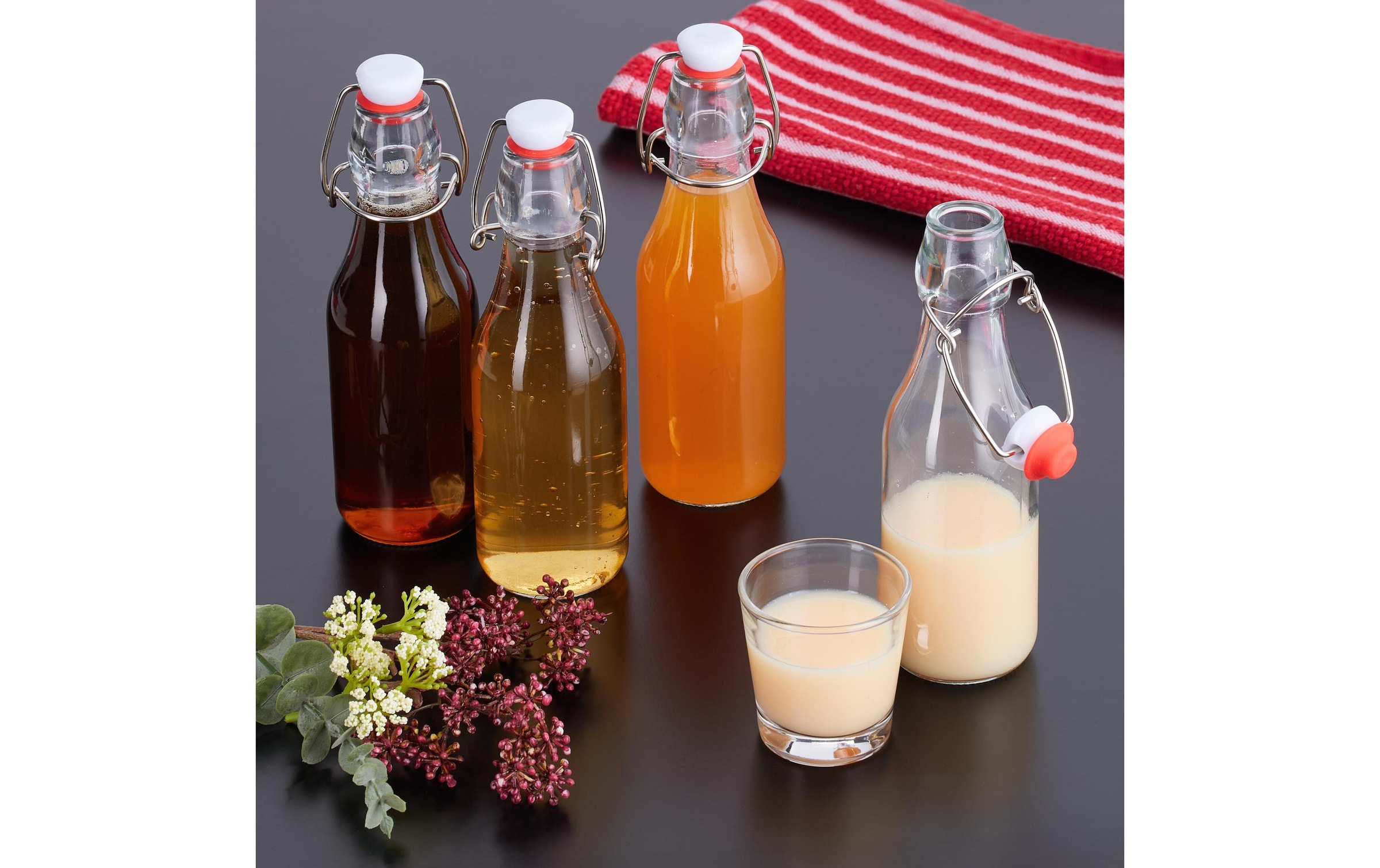 relaxdays Einmachglas »mit Bügelverschluss 250 ml, 24 Stück«, (24 tlg.)