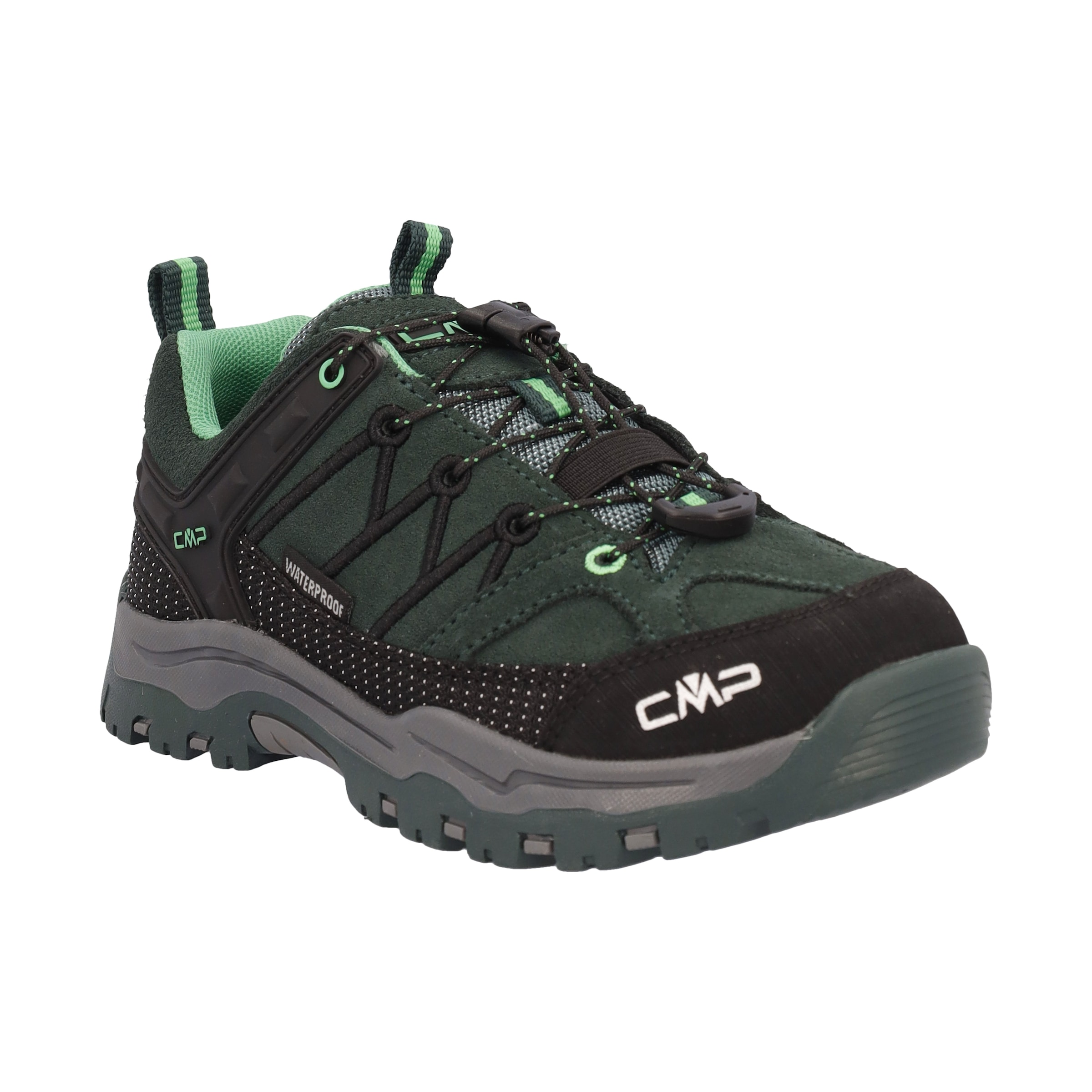 Cmp Trek Grün Outdoorschuh "Kids Rigel Low Wp Trekking Shoes" Wasserdicht
