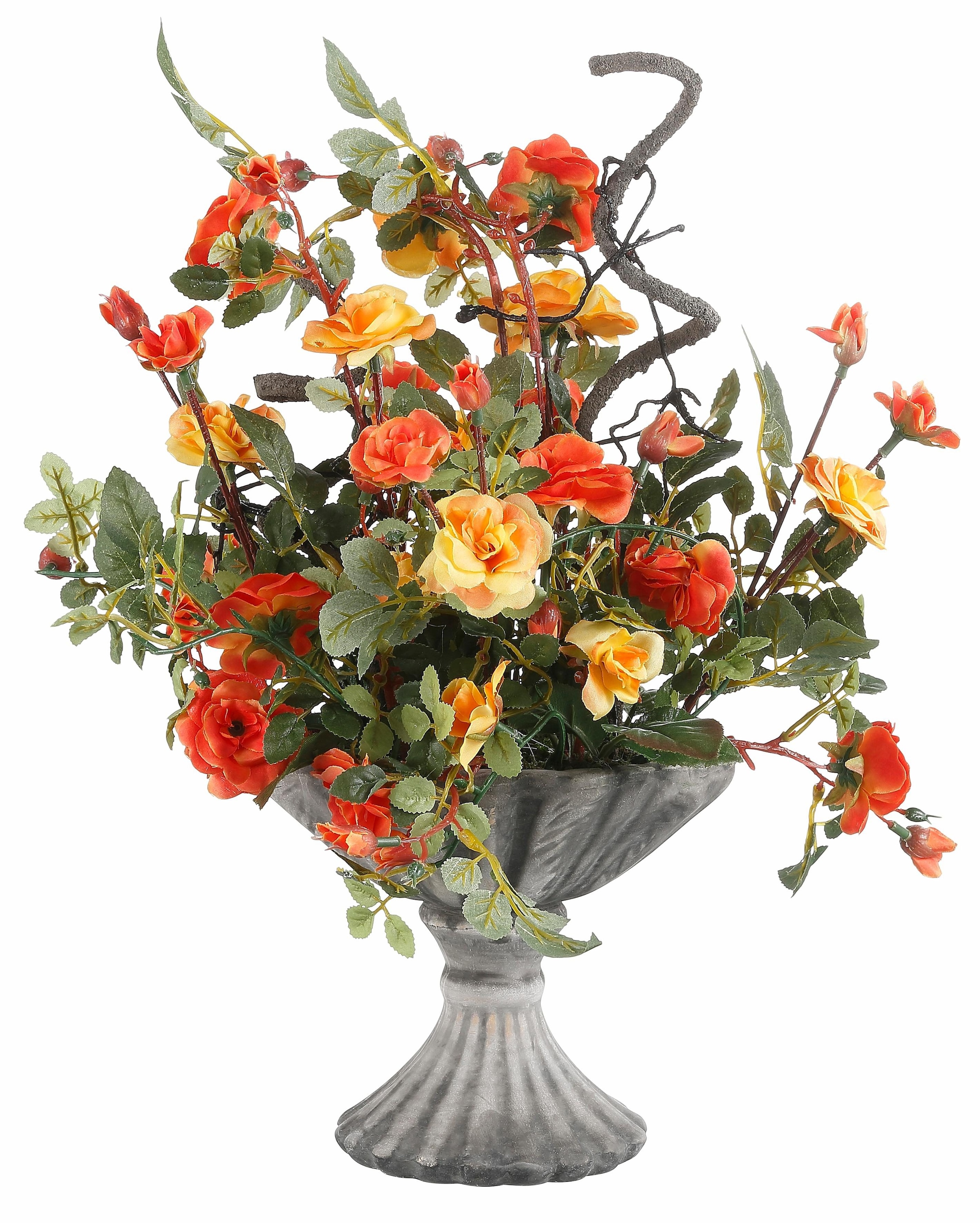 I.GE.A. Kunstblume »Margeriten-Mix«, Vase aus | bestellen Keramik Jelmoli-Versand online