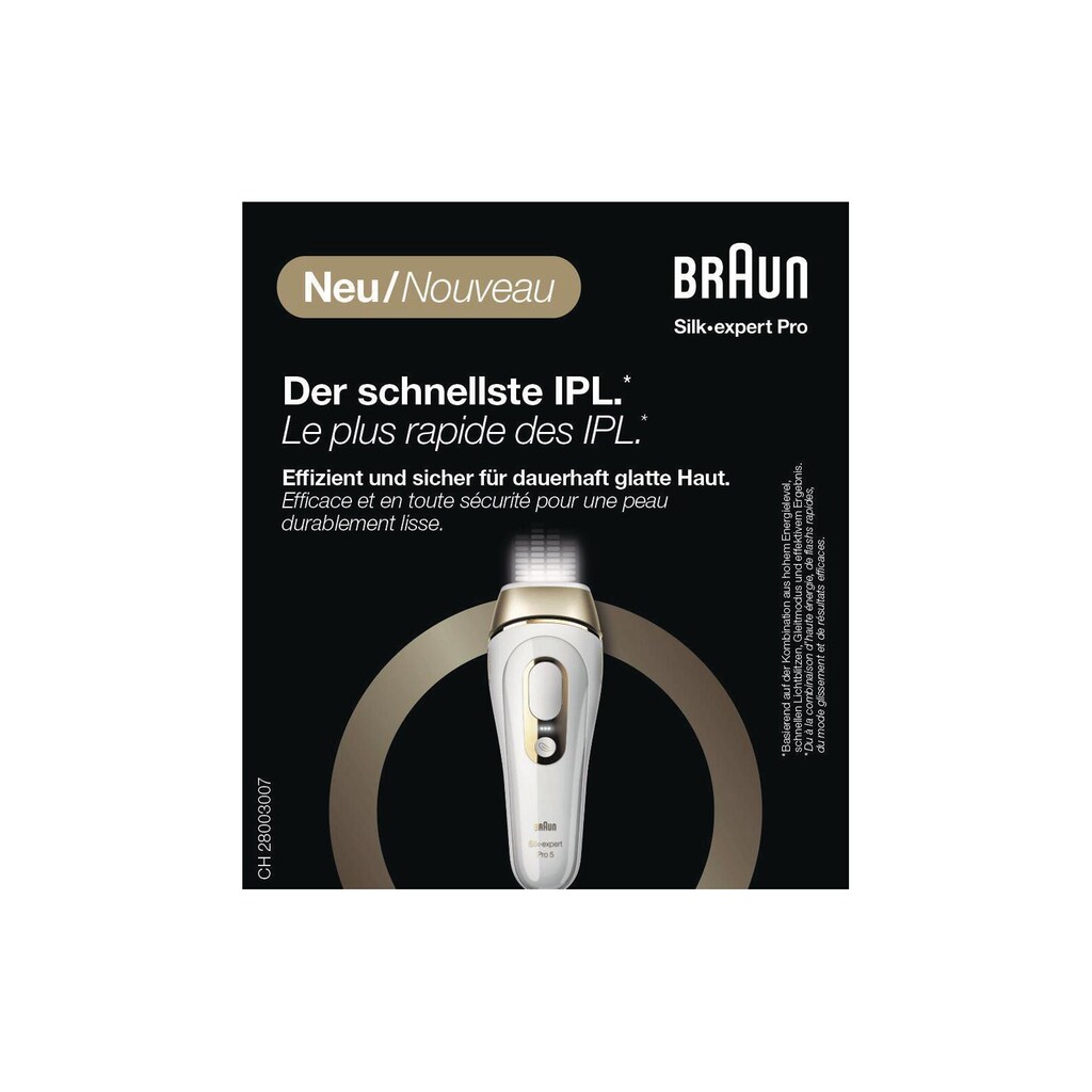 Braun IPL-Haarentferner »Silk-expert Pro 5 PL5124«, 400.000 Lichtimpulse